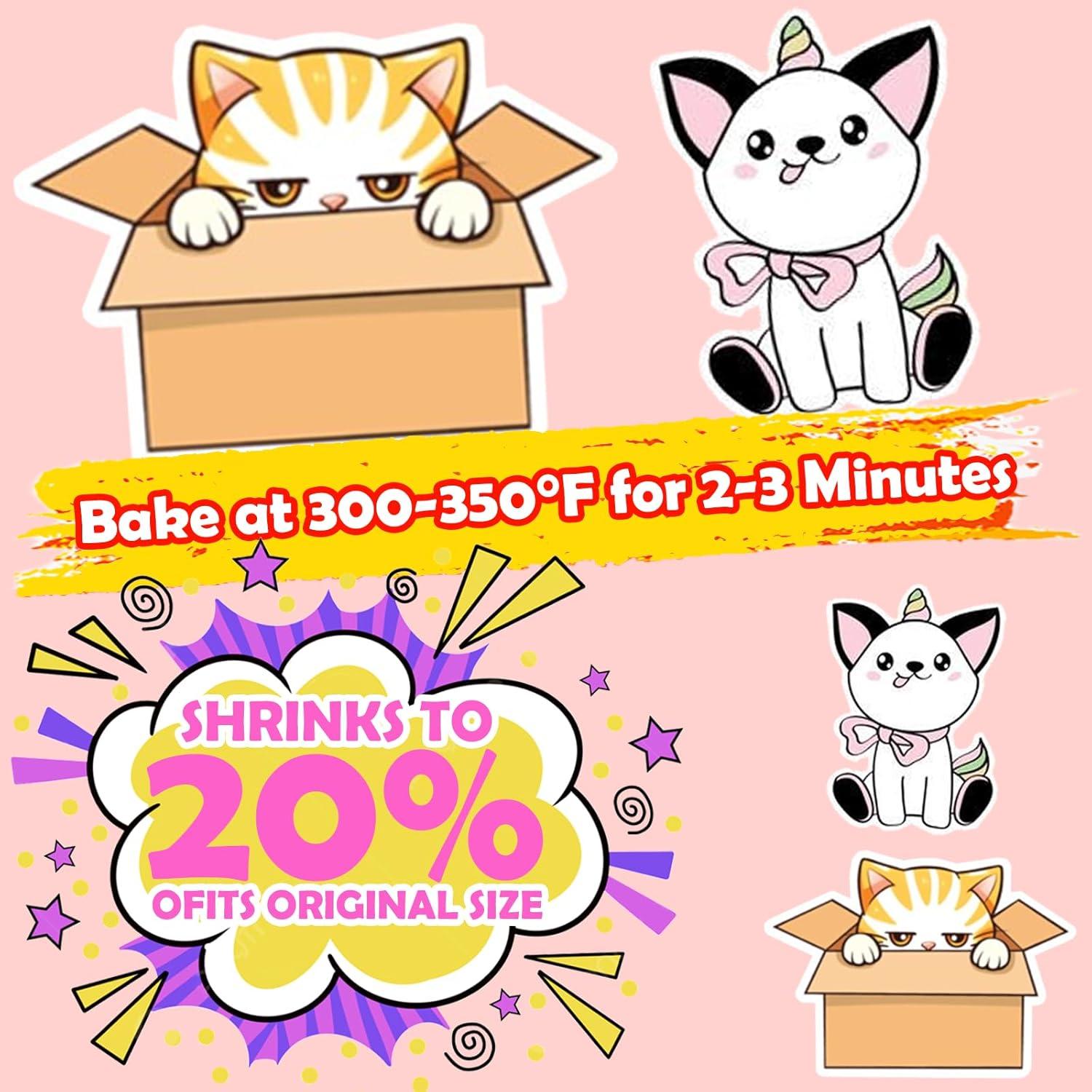 Kit de Hojas de Plástico Retráctil YeahMiya 32PCS 20x14.5cm