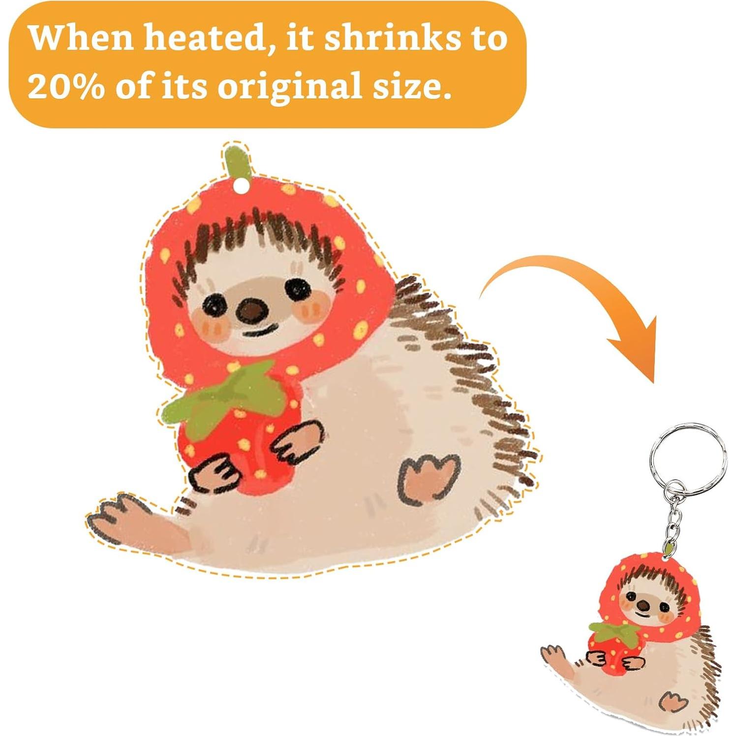 Hojas de Plástico Retráctil Arenadas LOYORTY 100 Piezas 20.1x14.5cm