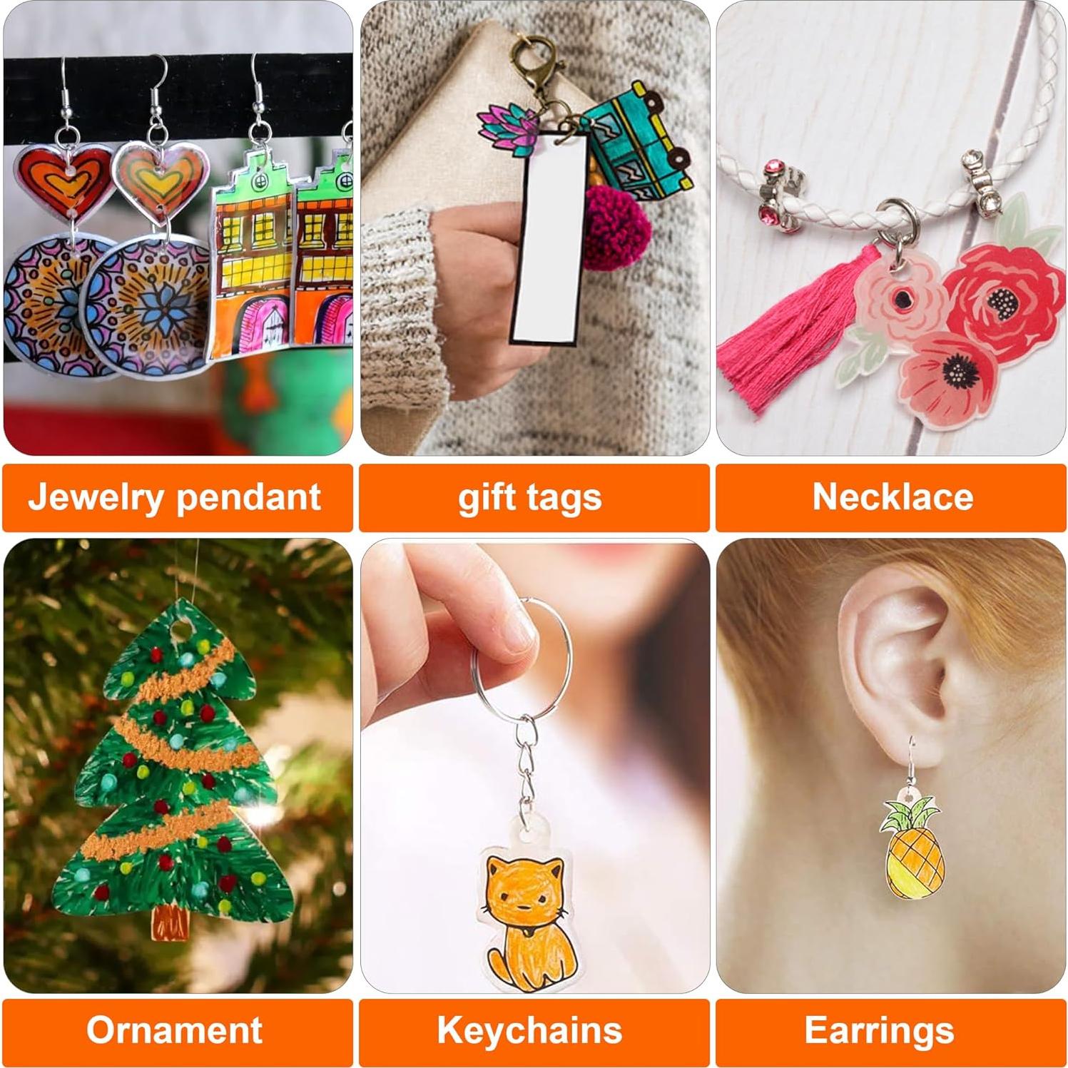 Hewolly Hojas de Plástico Retráctil Imprimibles A4 - 24 Pcs