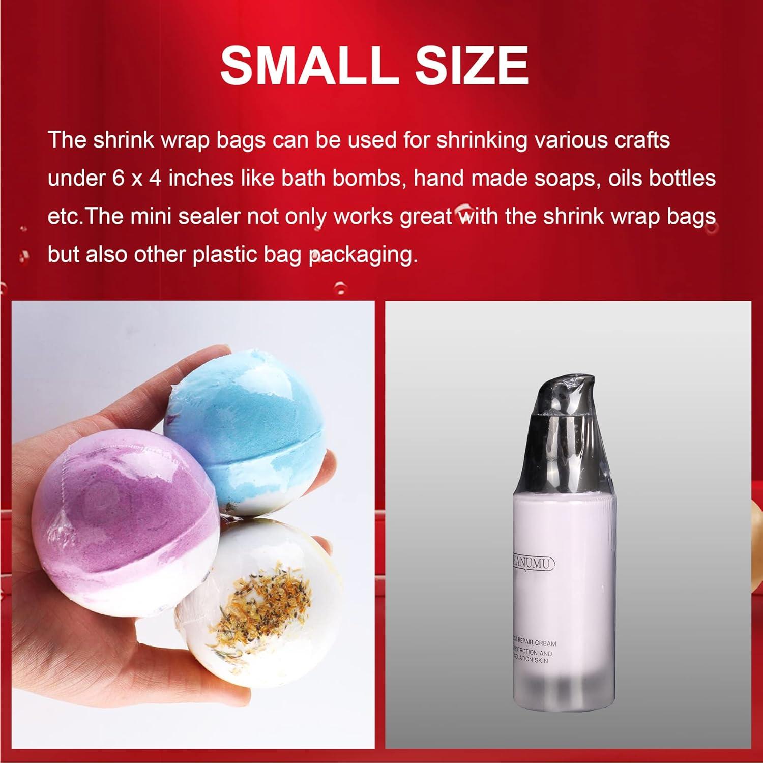 400 Bolsas de Envoltura Retráctil 10x15 cm PVC CANWUPON