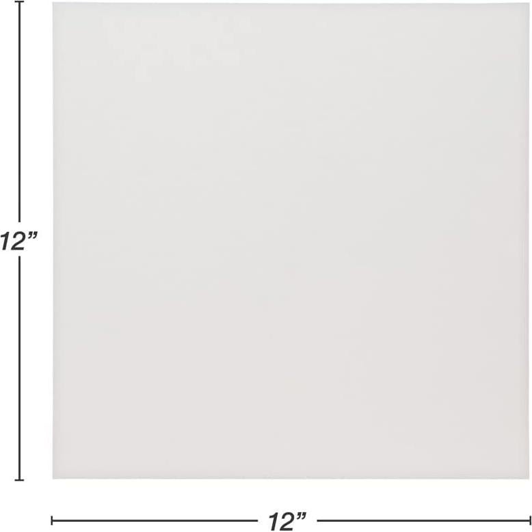 Samsill 50 Hojas Plástico Transparente 12x12 cm para Manualidades