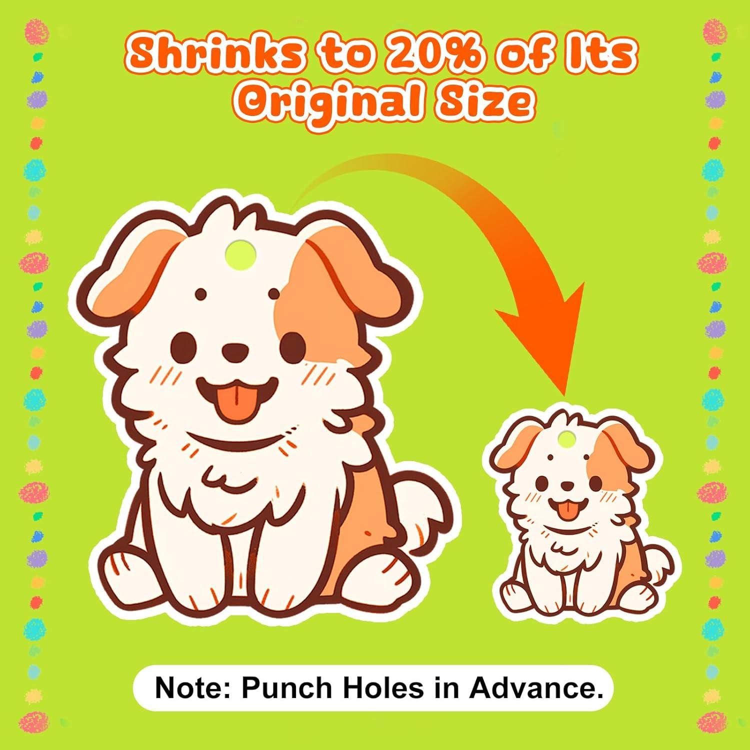 Hojas de Encogimiento Imprimibles CenDale - 25PCS A4 Blanco