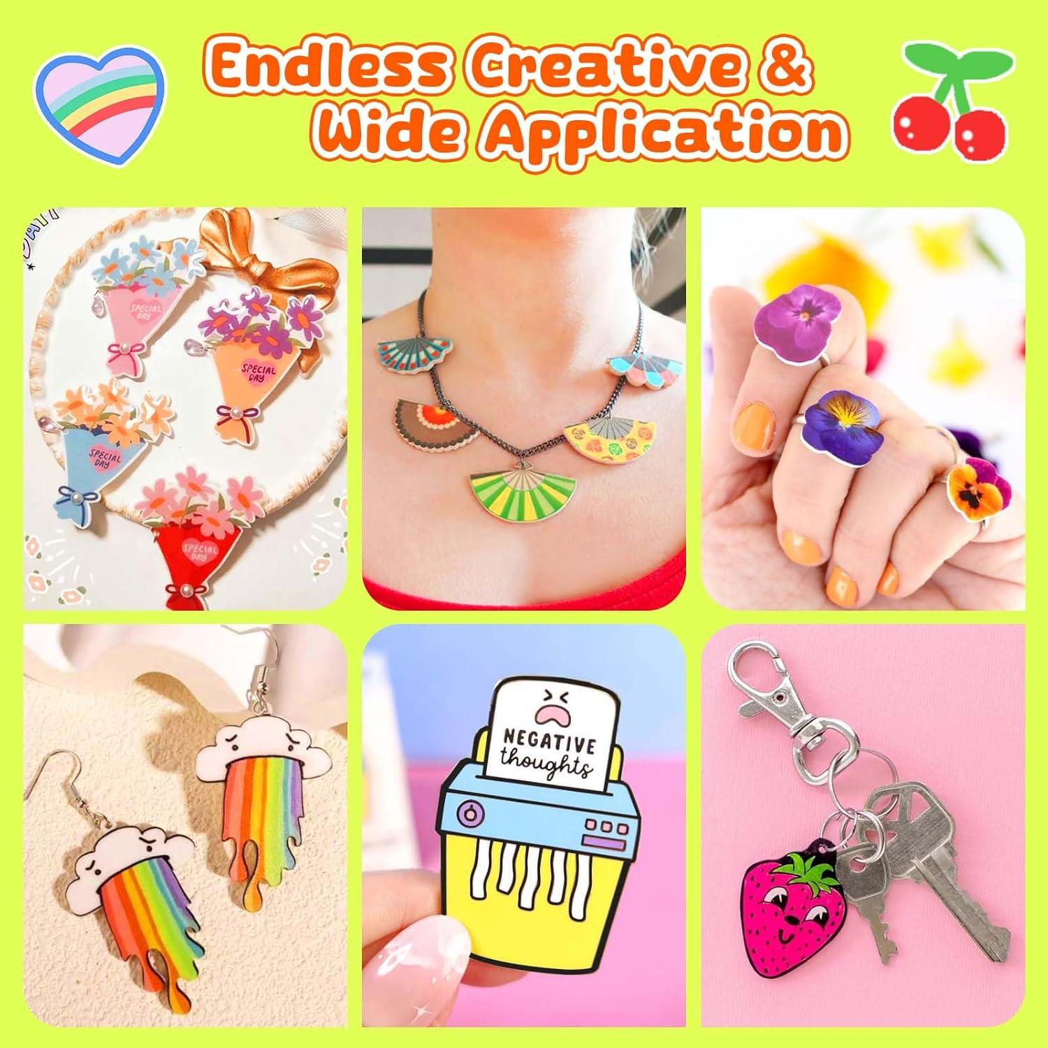 Hojas de Encogimiento Imprimibles CenDale - 25PCS A4 Blanco