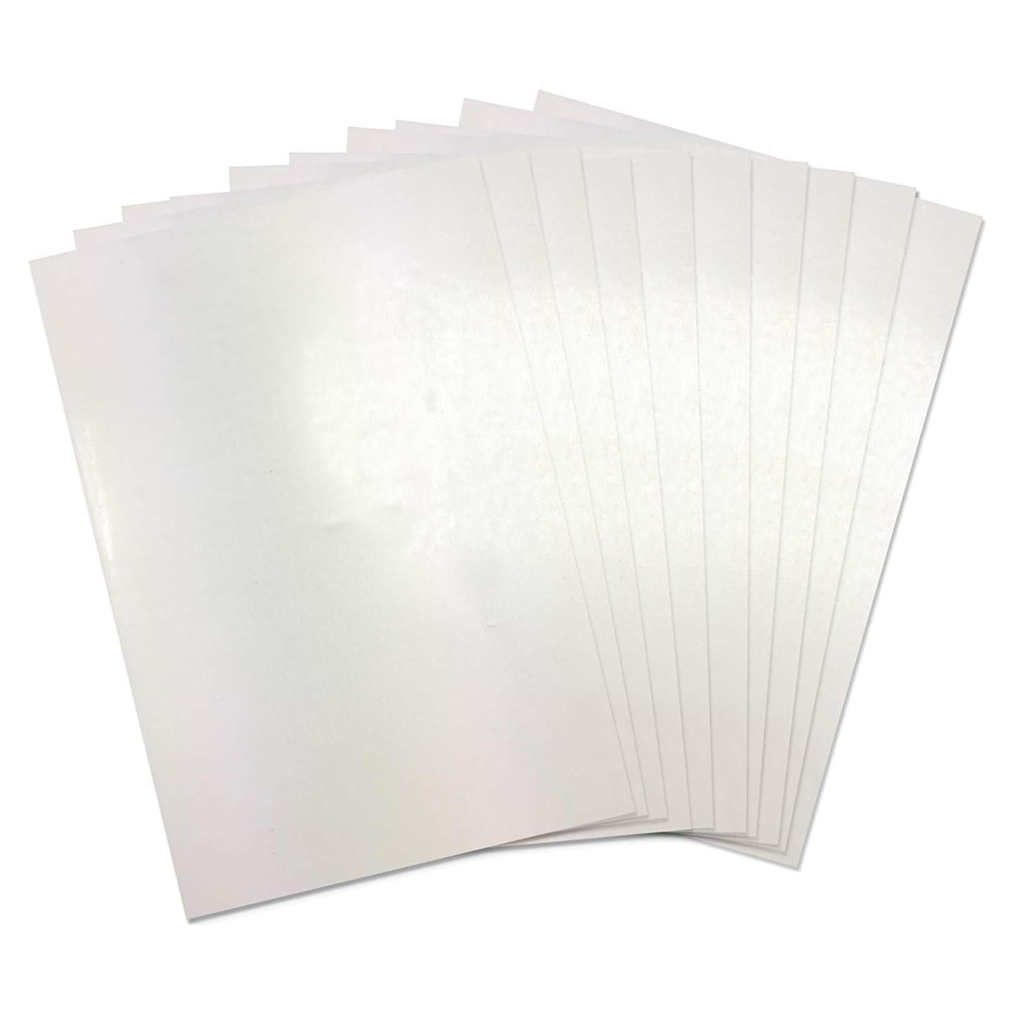 Hojas de Plástico Retráctil Sizzix 10PK Blanco Frosted A4