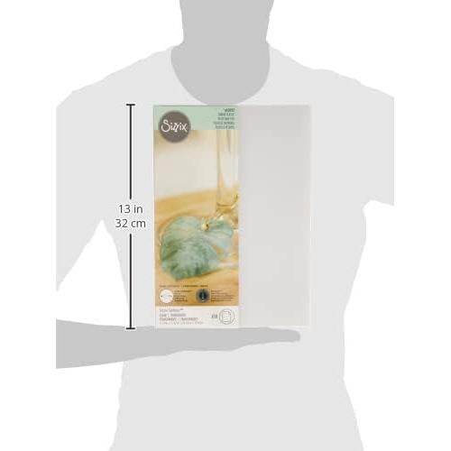 Hojas de Plástico Retráctil Sizzix 10PK Blanco Frosted A4