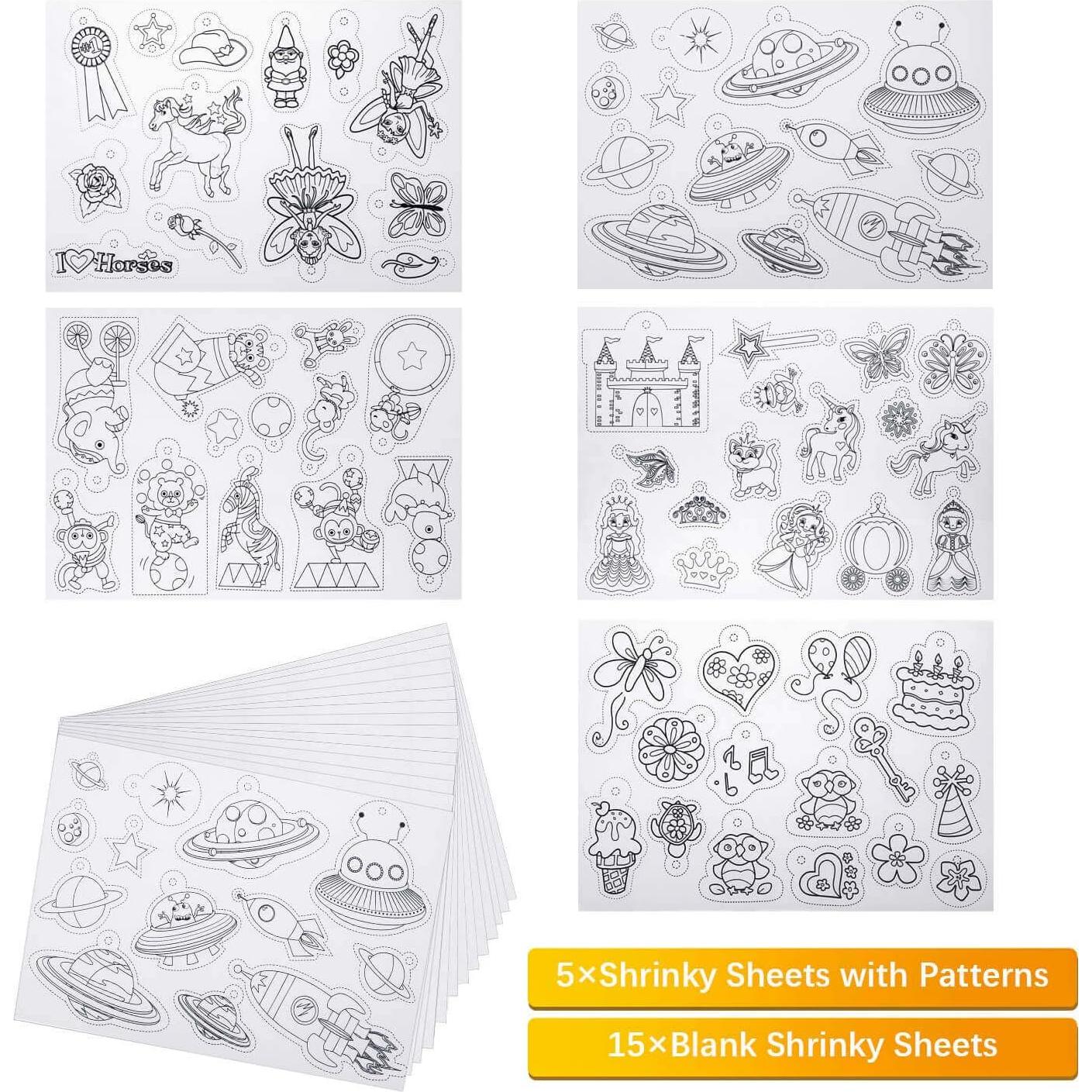 Kit de Hojas de Plástico Retráctil Shynek 125 Piezas