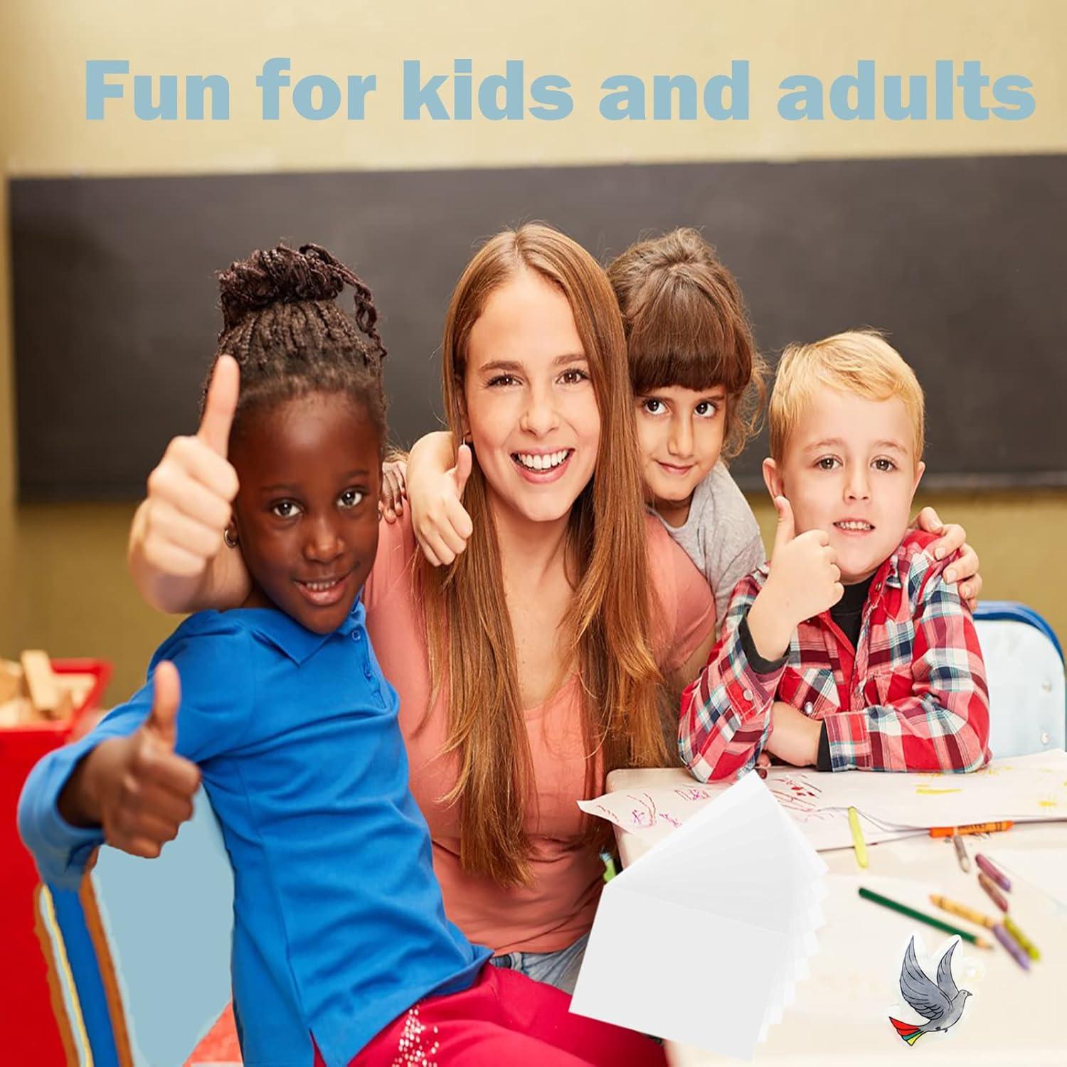 15 Hojas de Plástico de Encogimiento Rdanruy 20x14.5cm DIY