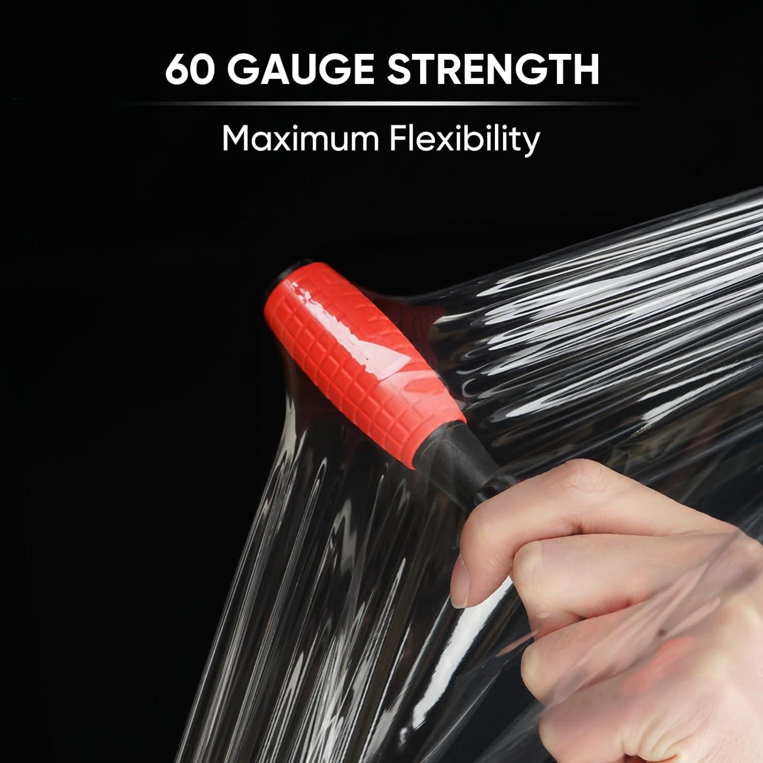 Film Estirable TICONN 1000 pies 15" con Mangos para Mudanza