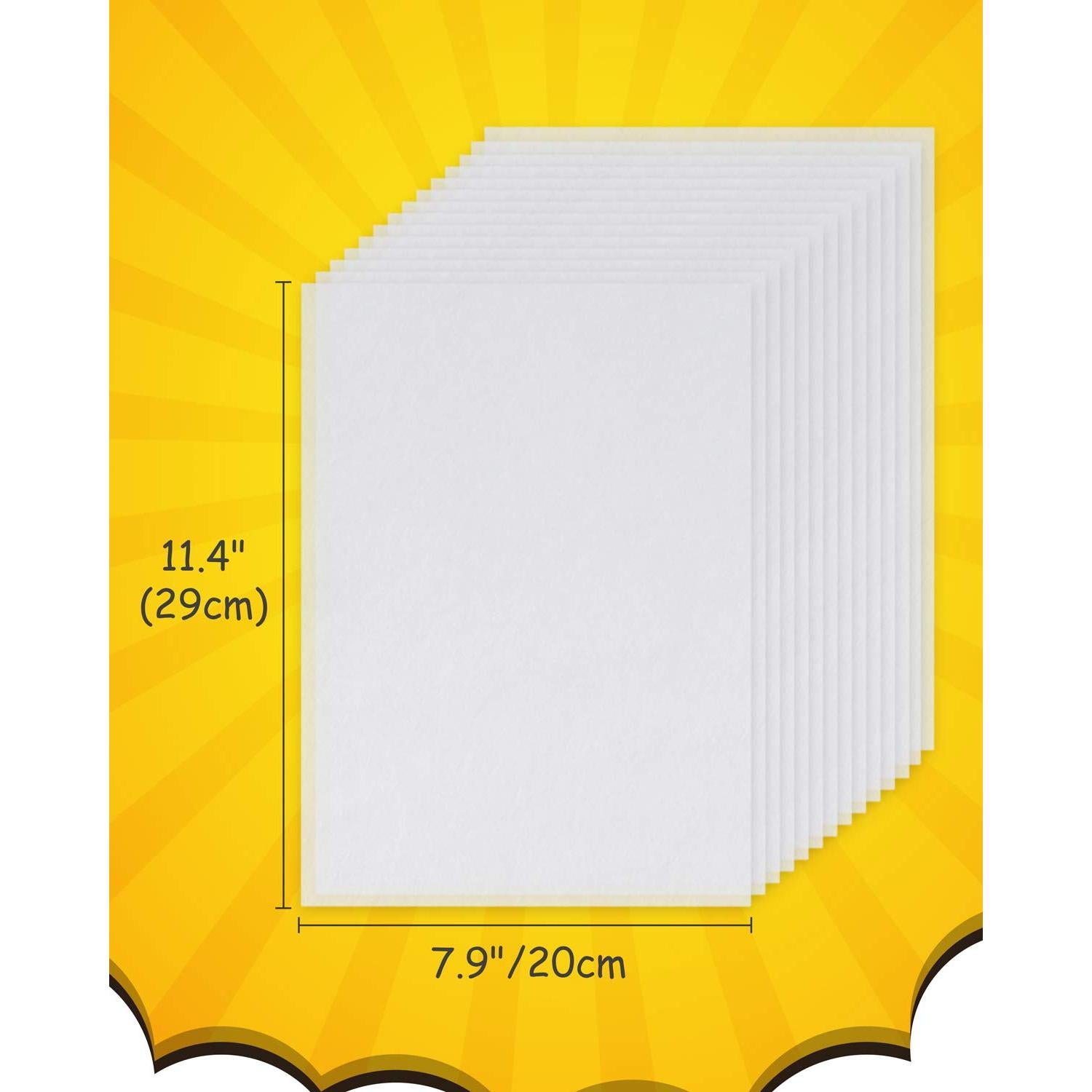 Hojas de Plástico Retráctil Csyidio 20 Piezas 20x29 cm