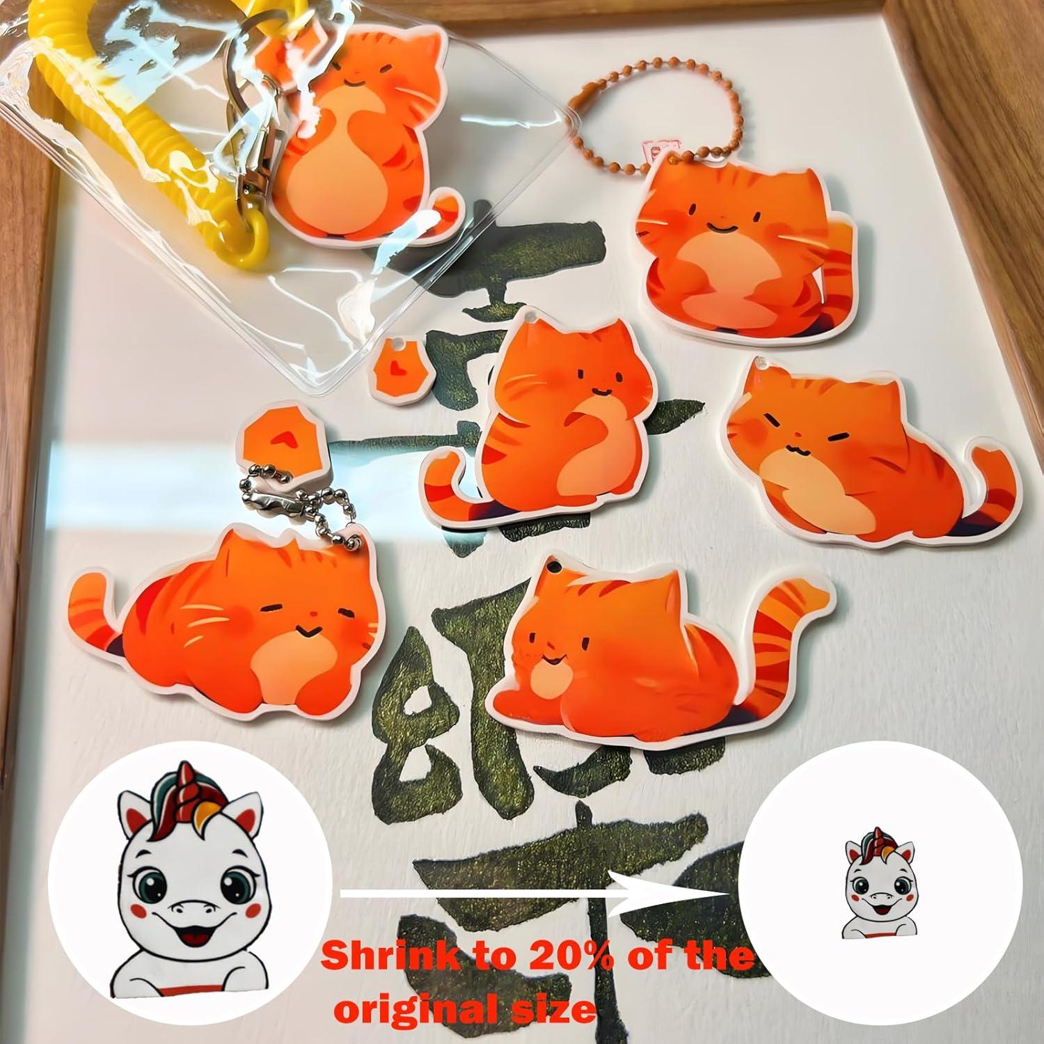 50 Hojas de Plástico Encogible Imprimibles Hslordge 27.9x21.6cm