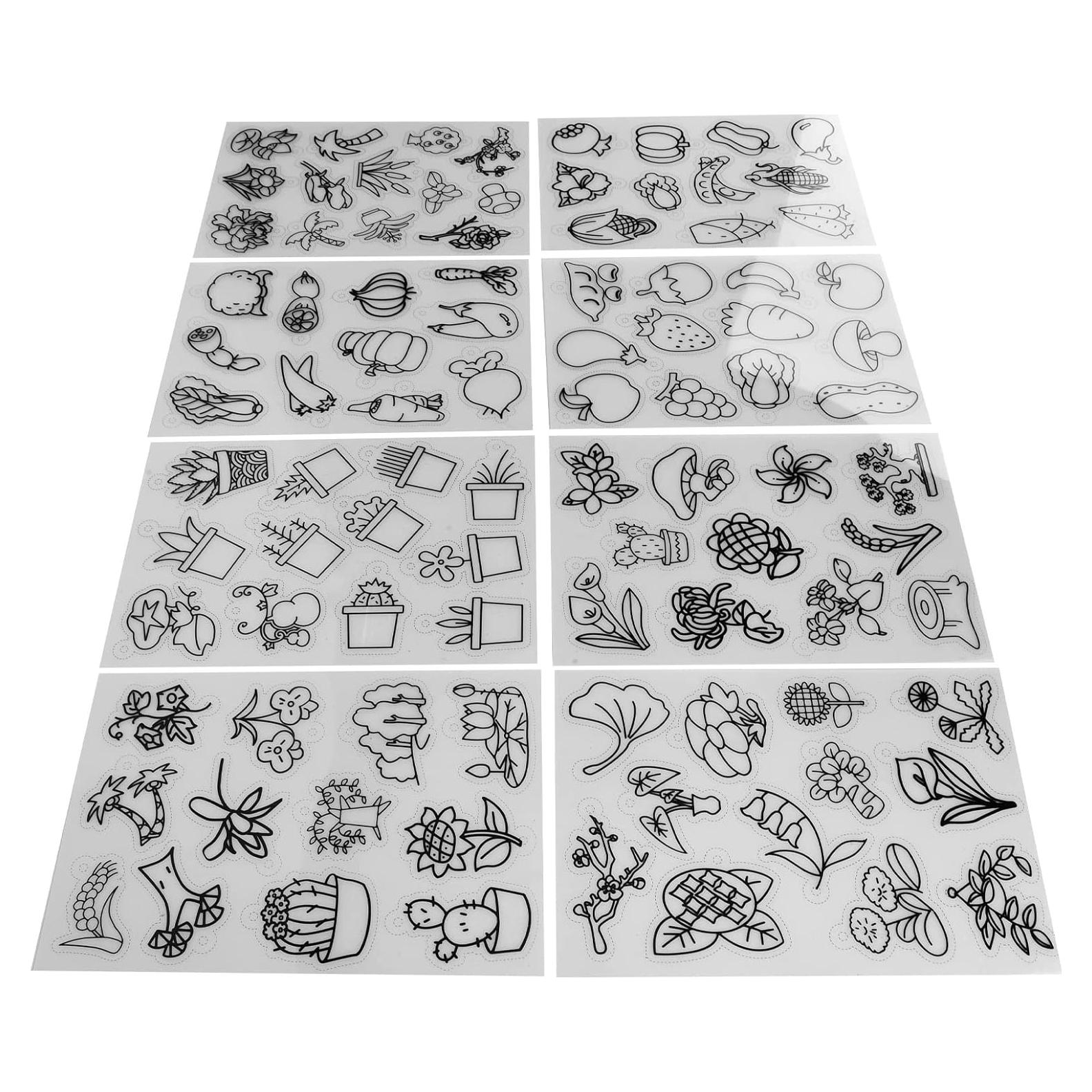 Hojas de Plástico Retráctil Cosiki 8 Piezas para Manualidades