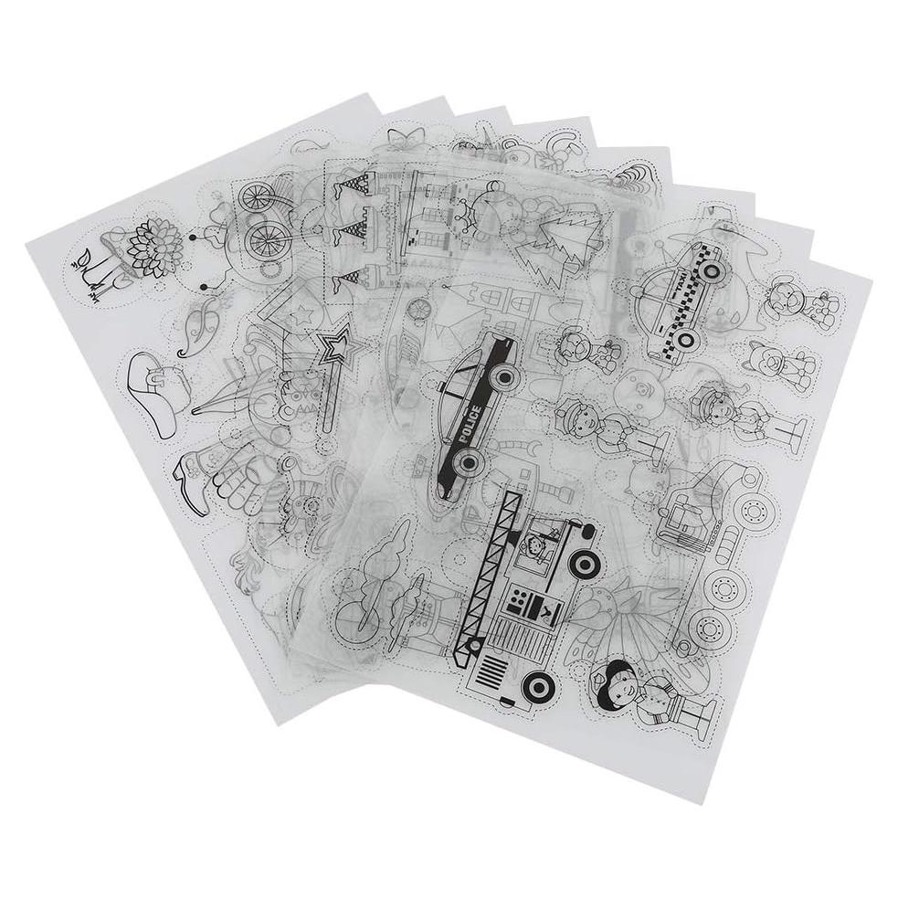 Kit de Hojas de Plástico Retráctil Walfront para Manualidades