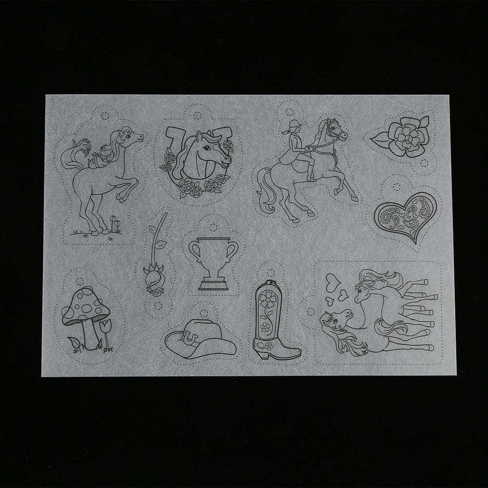 Kit de Hojas de Plástico Retráctil Walfront para Manualidades