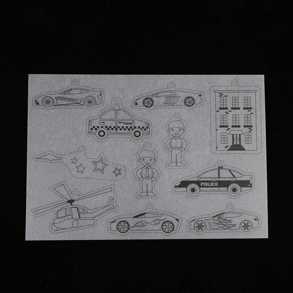 Kit de Hojas de Plástico Retráctil Walfront para Manualidades