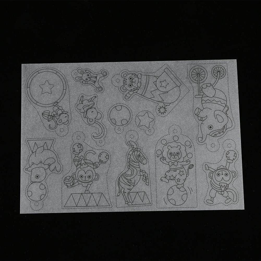 Kit de Hojas de Plástico Retráctil Walfront para Manualidades