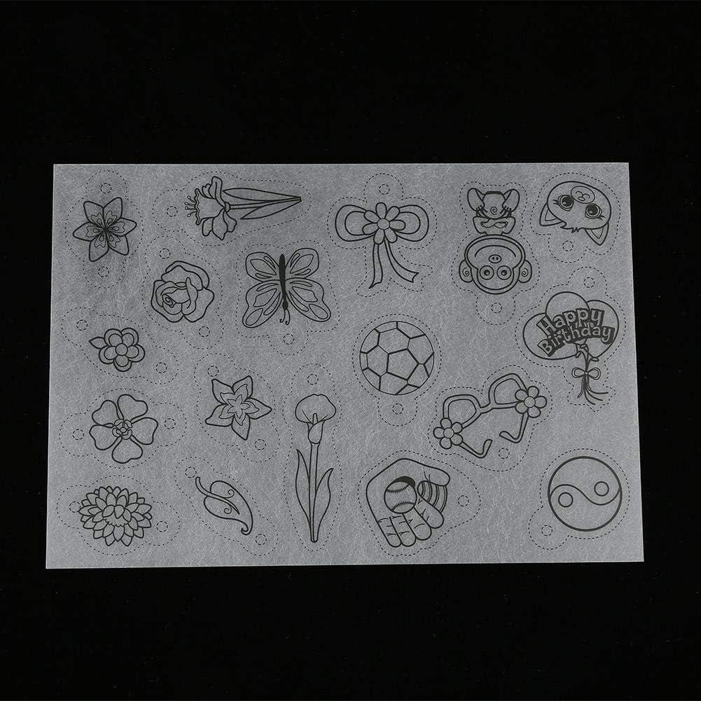 Kit de Hojas de Plástico Retráctil Walfront para Manualidades