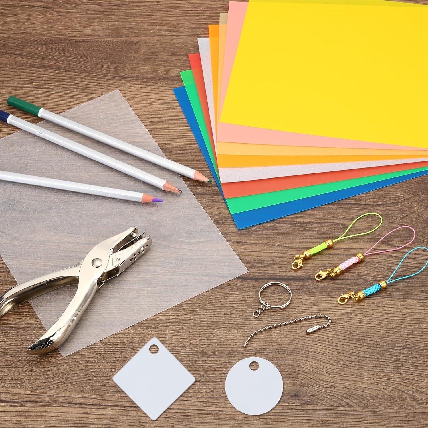 Hojas Retráctiles de Plástico PATIKIL 20x14.5 cm Paquete de 10 Verde