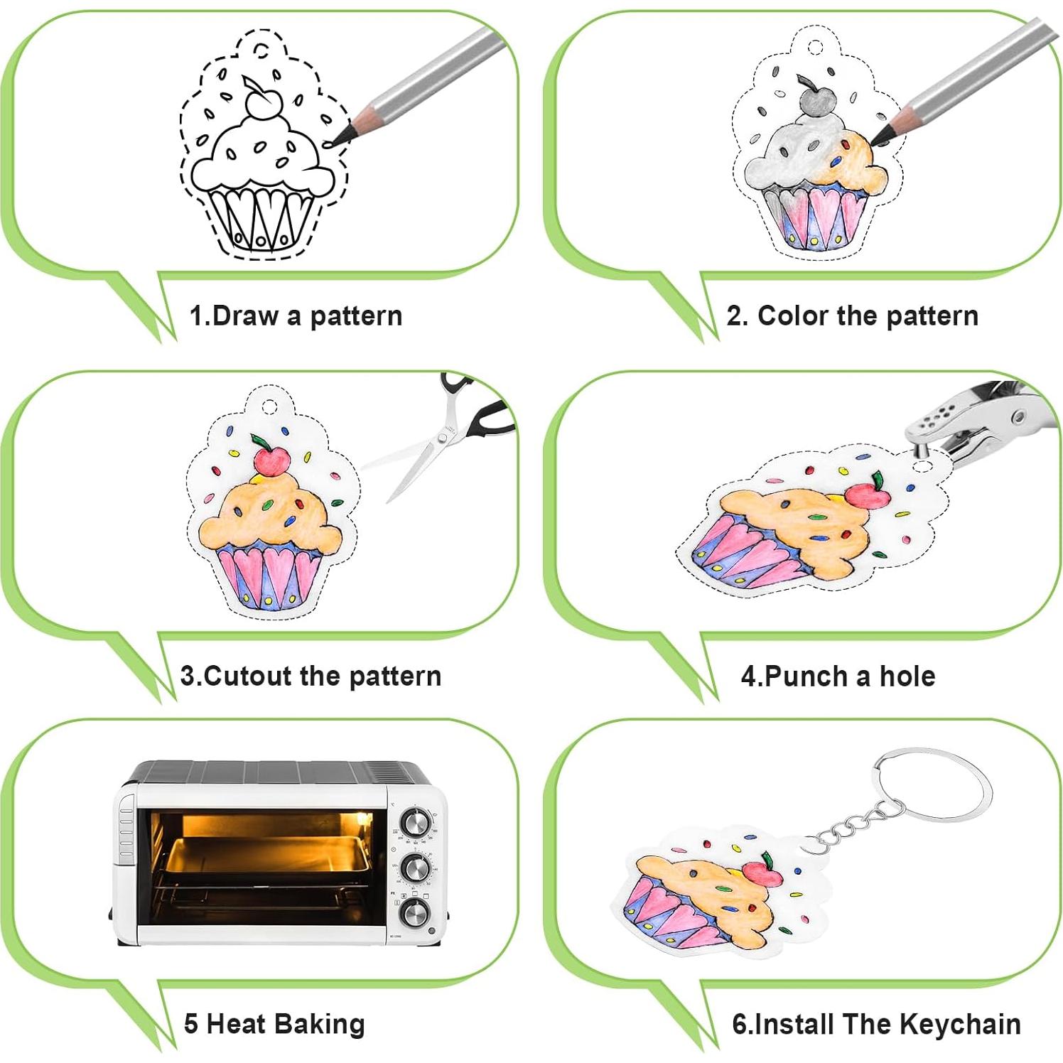 Kit de Hojas Shrinky Dink ARTOSHIN 229 Piezas Manualidades