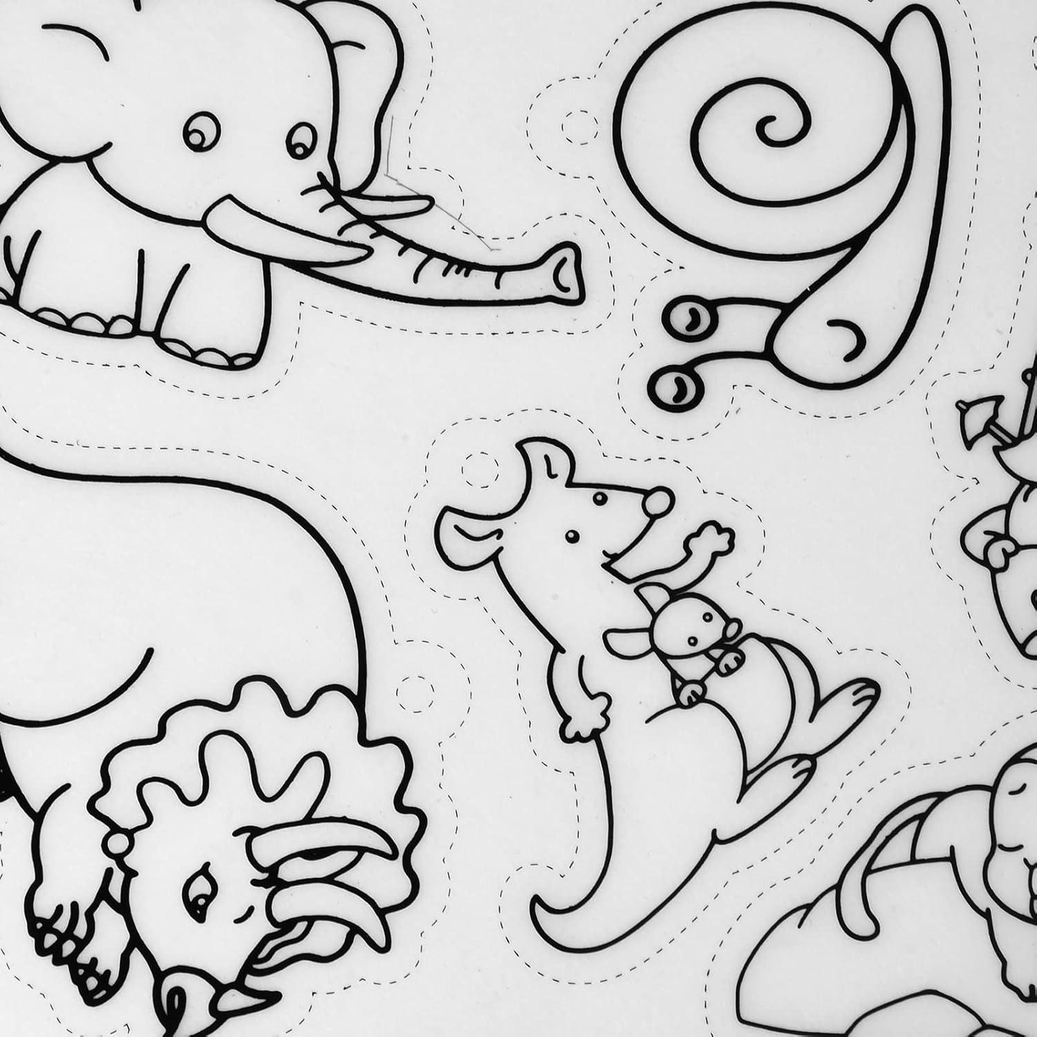 Hojas de Plástico Termocontraíble Estink - 8 Piezas Animales