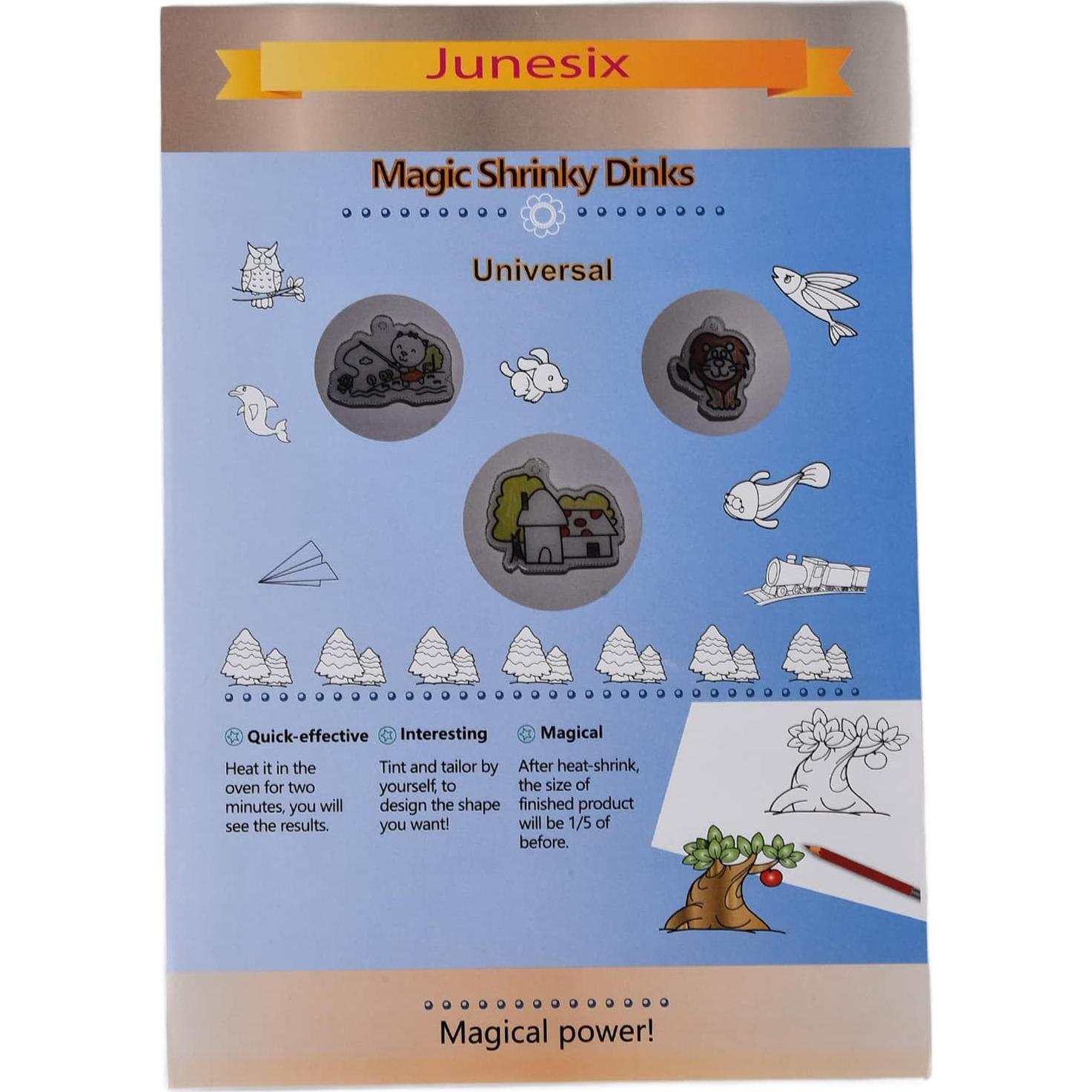 Hojas de Plástico Termocontraíble Estink - 8 Piezas Animales