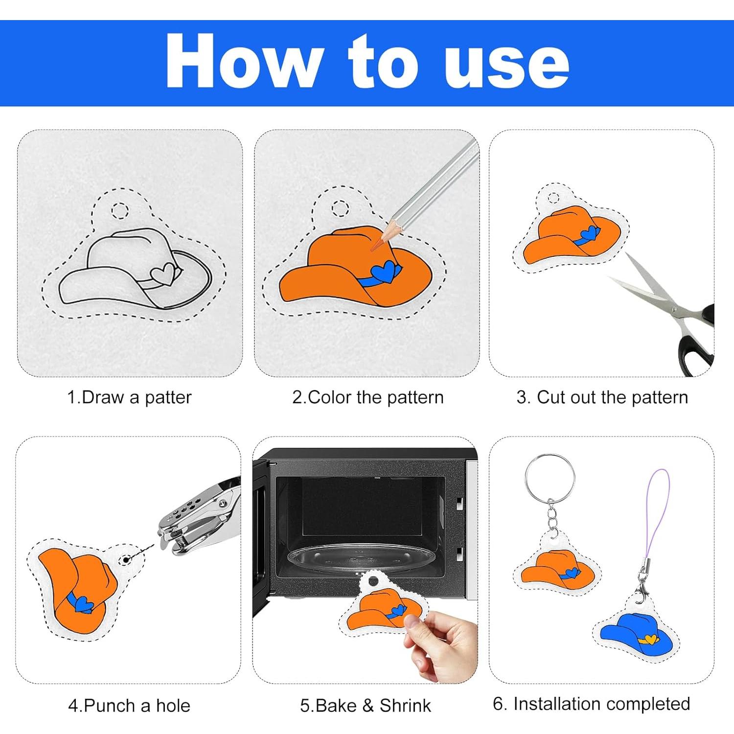 Kit de Manualidades POUYRBA 125 Piezas Plástico Retráctil