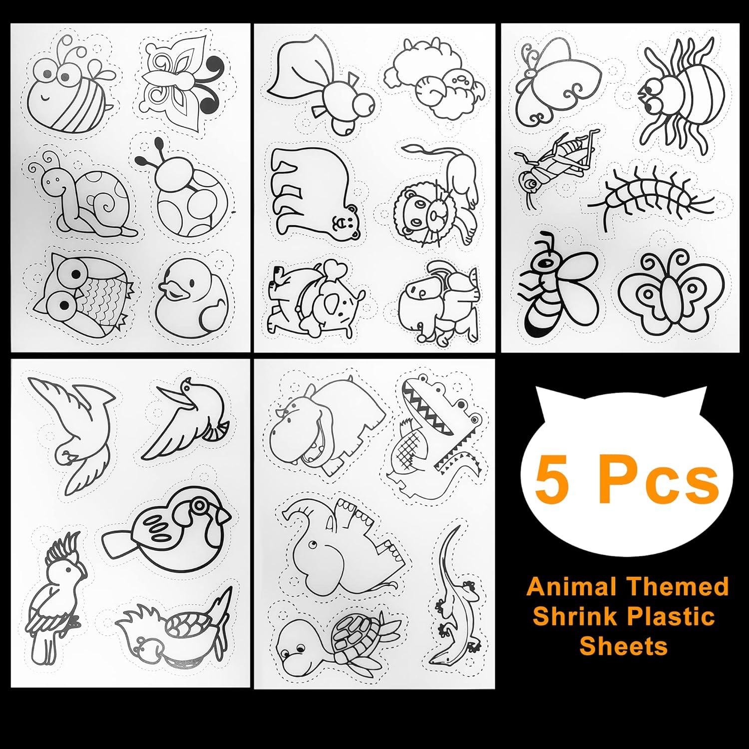 Kit de Hojas de Plástico Retráctil Warckon 145 Piezas