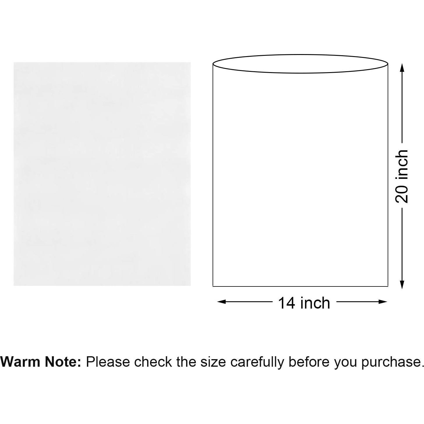 Bolsas de Envoltura Retráctil Morepack 100 Pcs 35.56x50.8 cm PVC