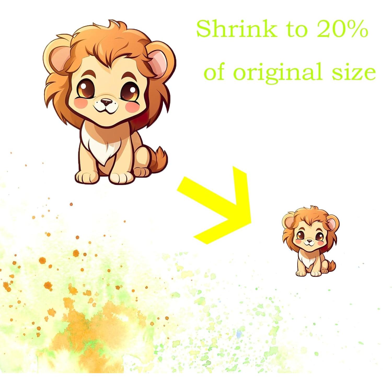 Hojas Imprimibles Shrinky Dink Yagrla A4 50 Unidades Blancas