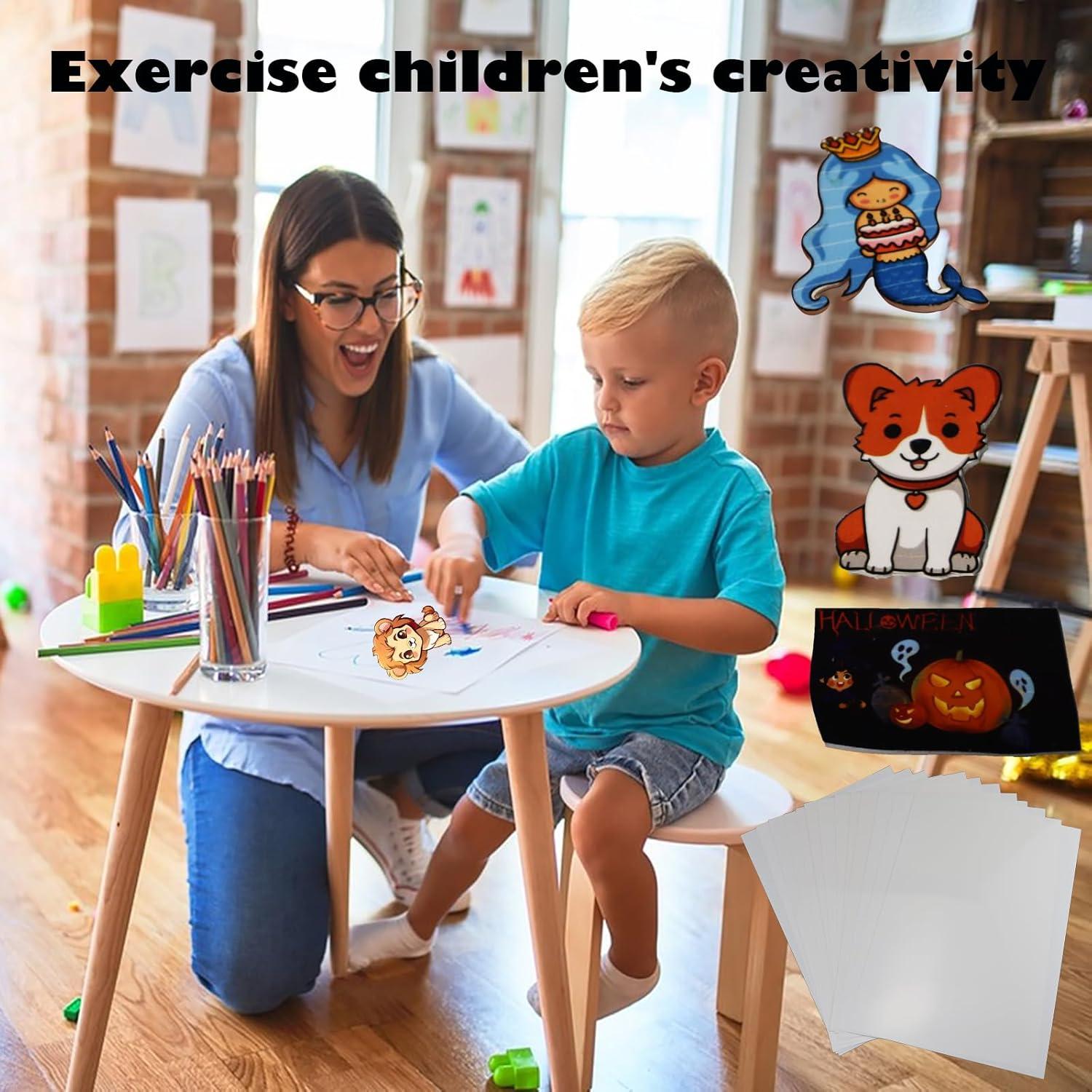 Hojas Imprimibles Shrinky Dink Yagrla A4 50 Unidades Blancas