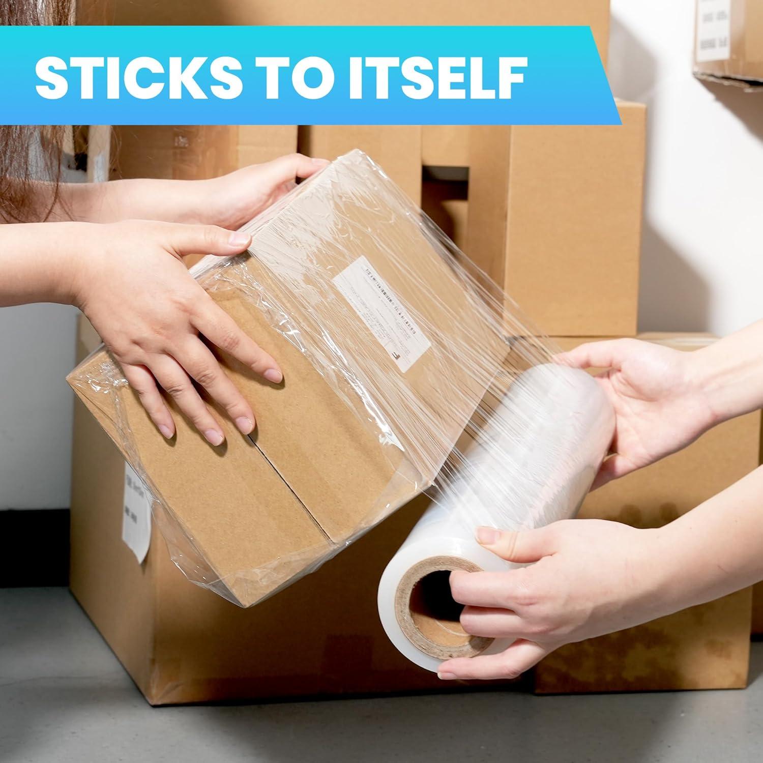 Película Estirable TAPEBEAR 15" x 230m 60 Gauge para Mudanza