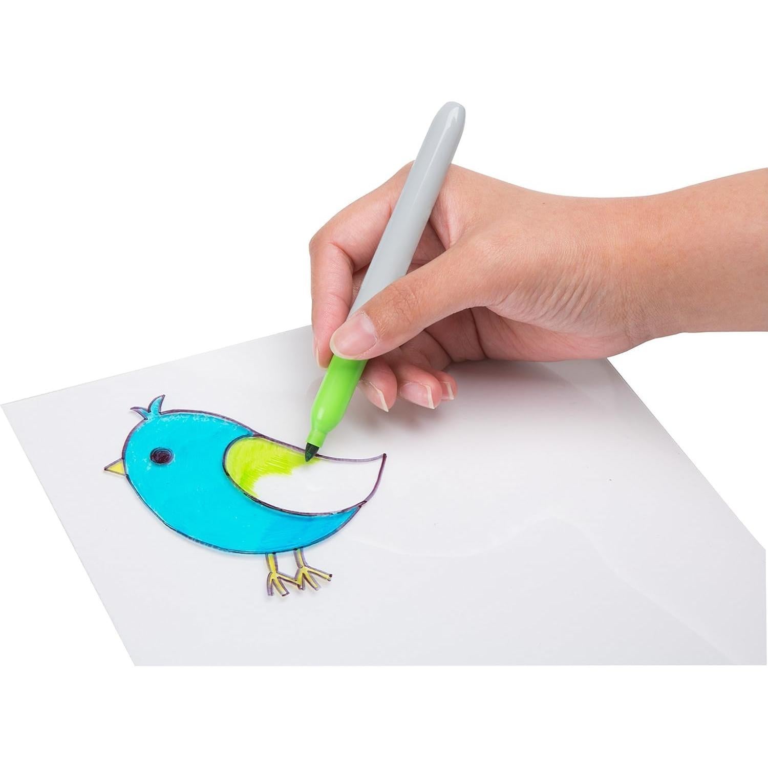 Paquete Creativo Shrinky Dinks 10 Hojas Cristal Claro 20.32cm