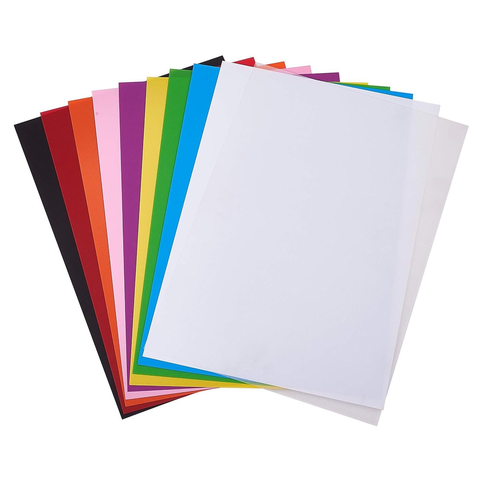 Hojas de Retracción Térmica PH PandaHall 20x29 cm 10 Colores