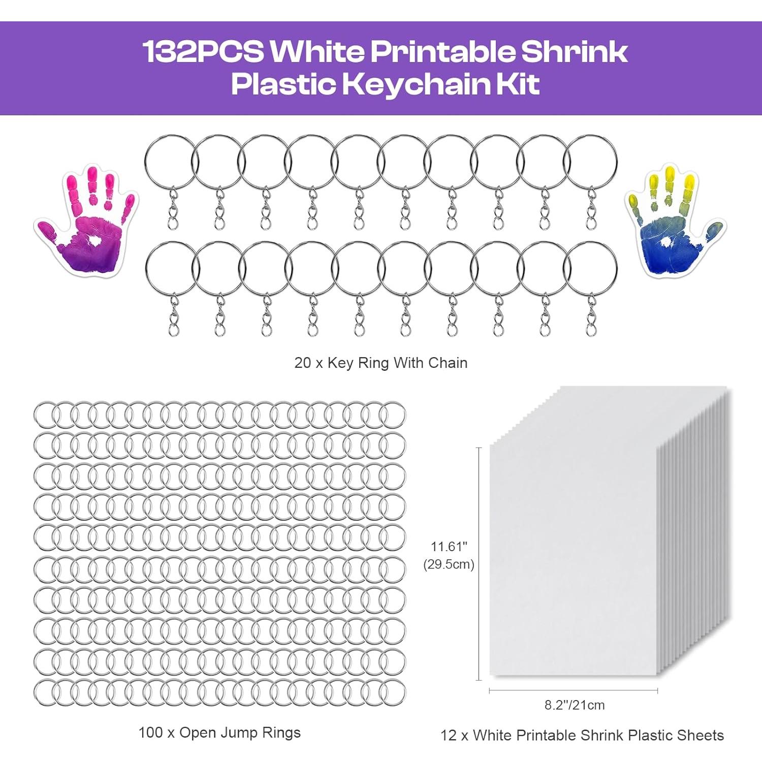 Kit de Llaveros Retráctiles 132 PCS Ayfjovs - Manualidades DIY