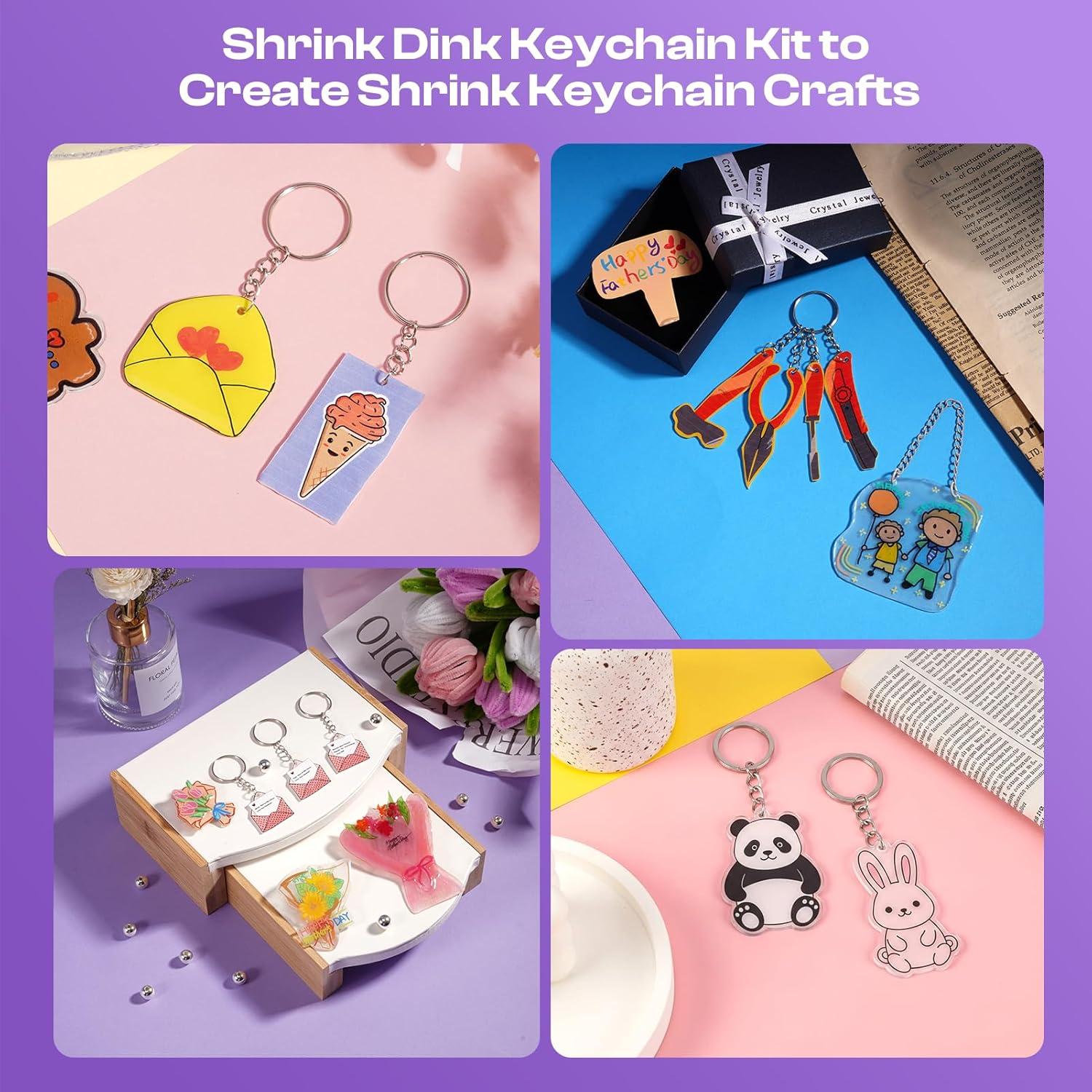 Kit de Llaveros Retráctiles 132 PCS Ayfjovs - Manualidades DIY