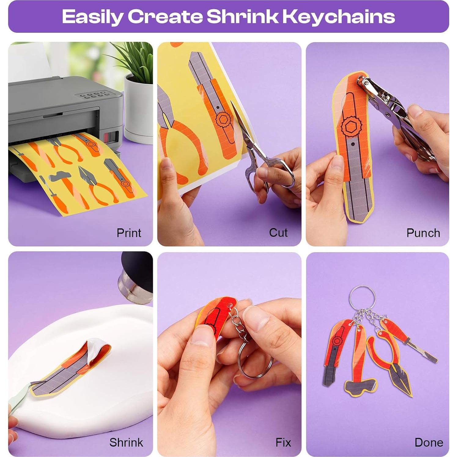 Kit de Llaveros Retráctiles 132 PCS Ayfjovs - Manualidades DIY