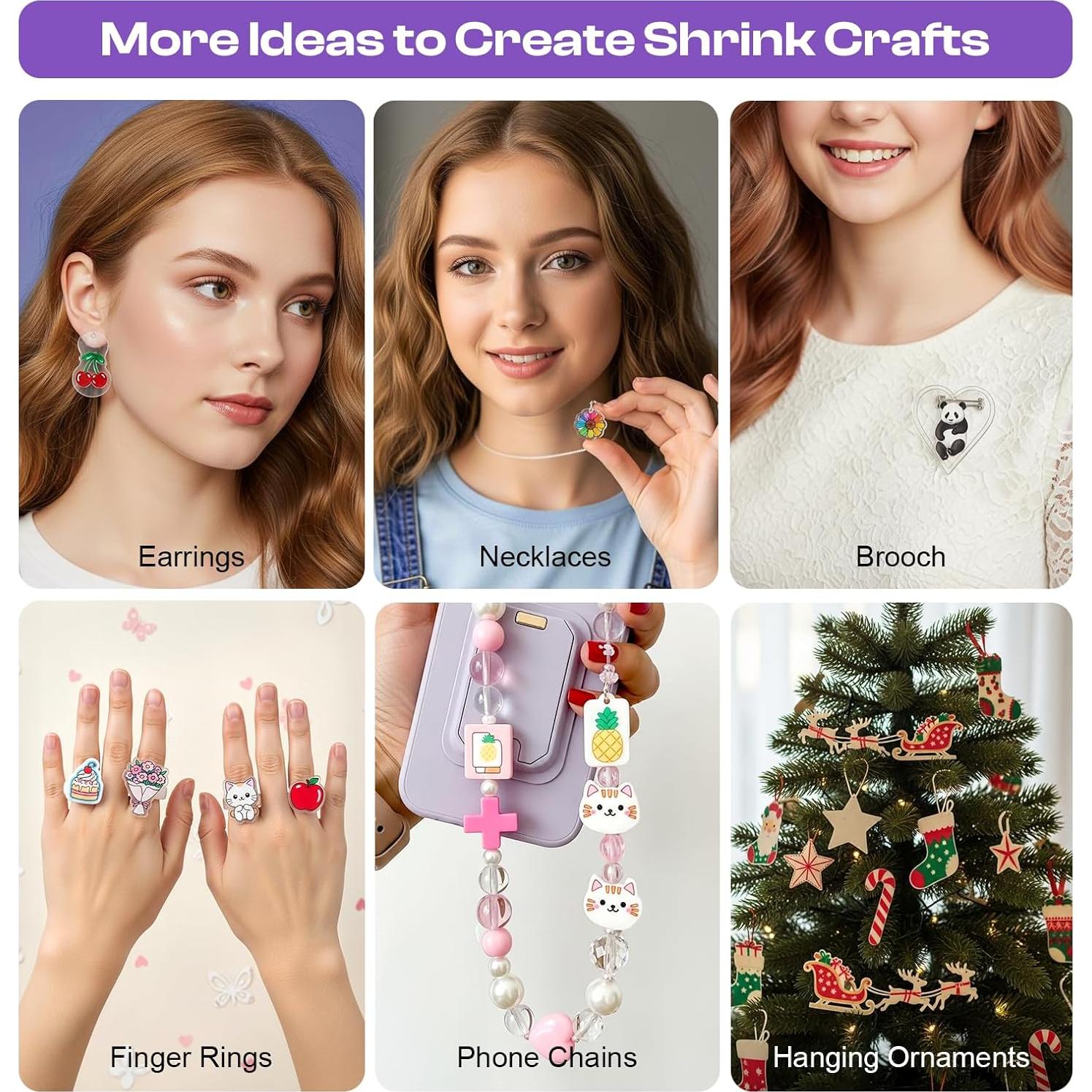 Kit de Llaveros Retráctiles 132 PCS Ayfjovs - Manualidades DIY