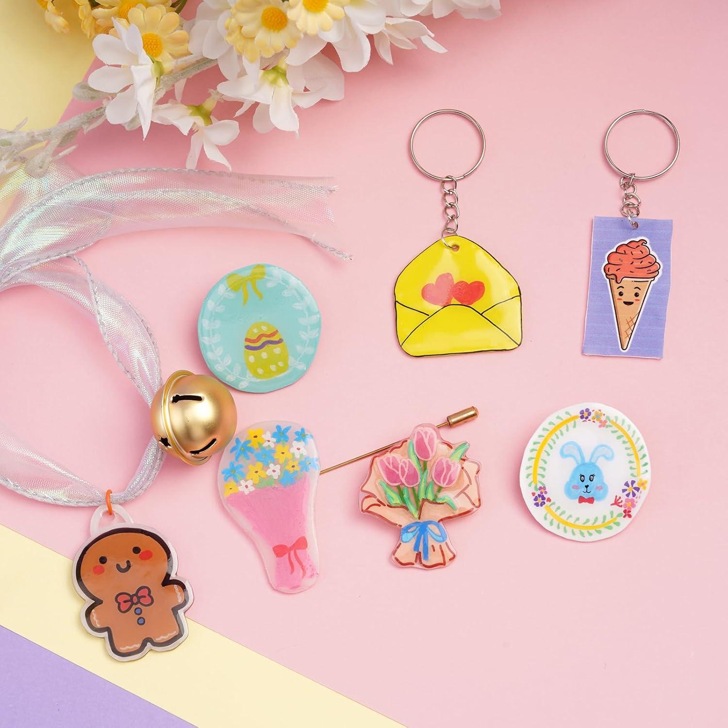 Kit de Llaveros Retráctiles 132 PCS Ayfjovs - Manualidades DIY