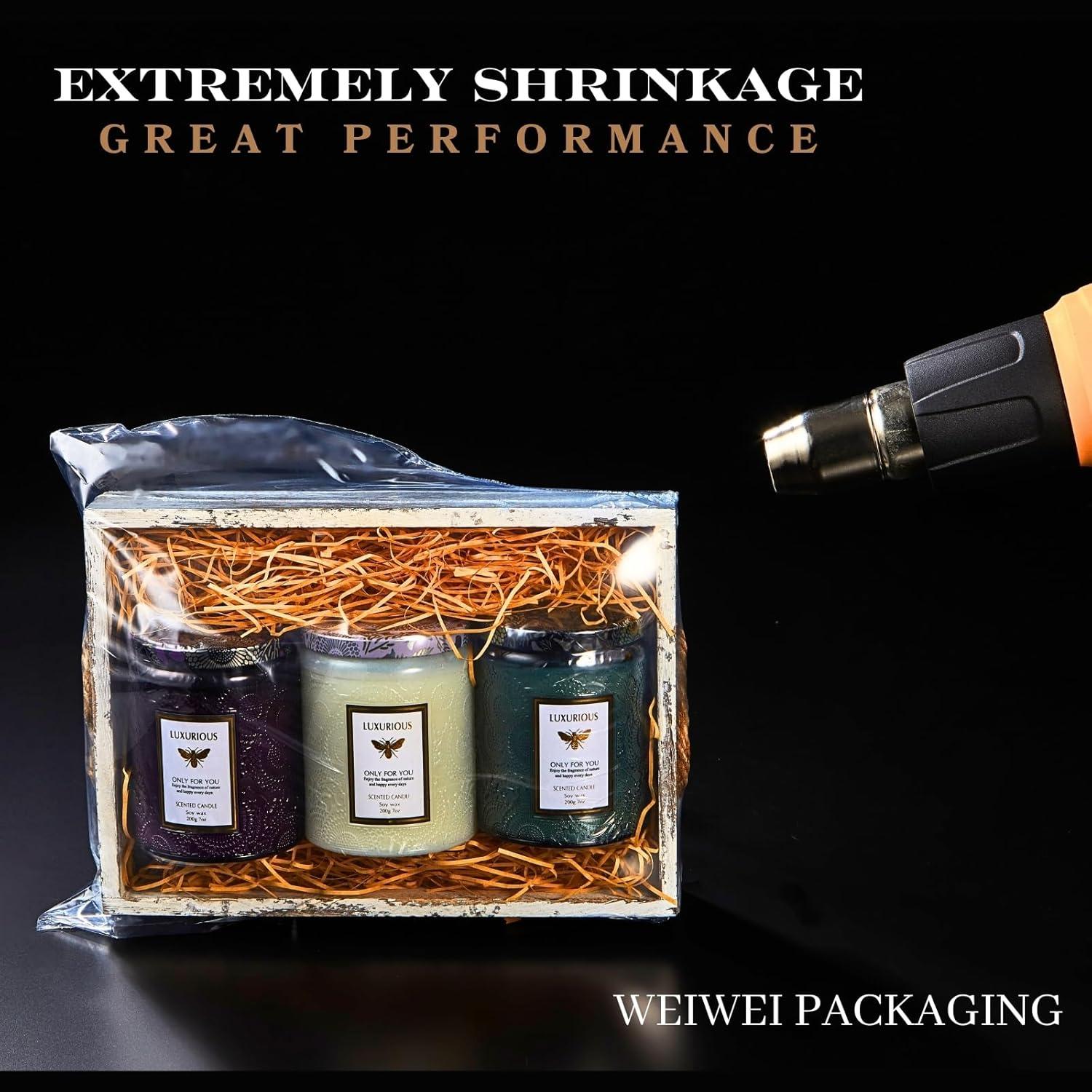 Película Termoencogible Sin Olor Weiwei 20cm x 152m 75 Gauge