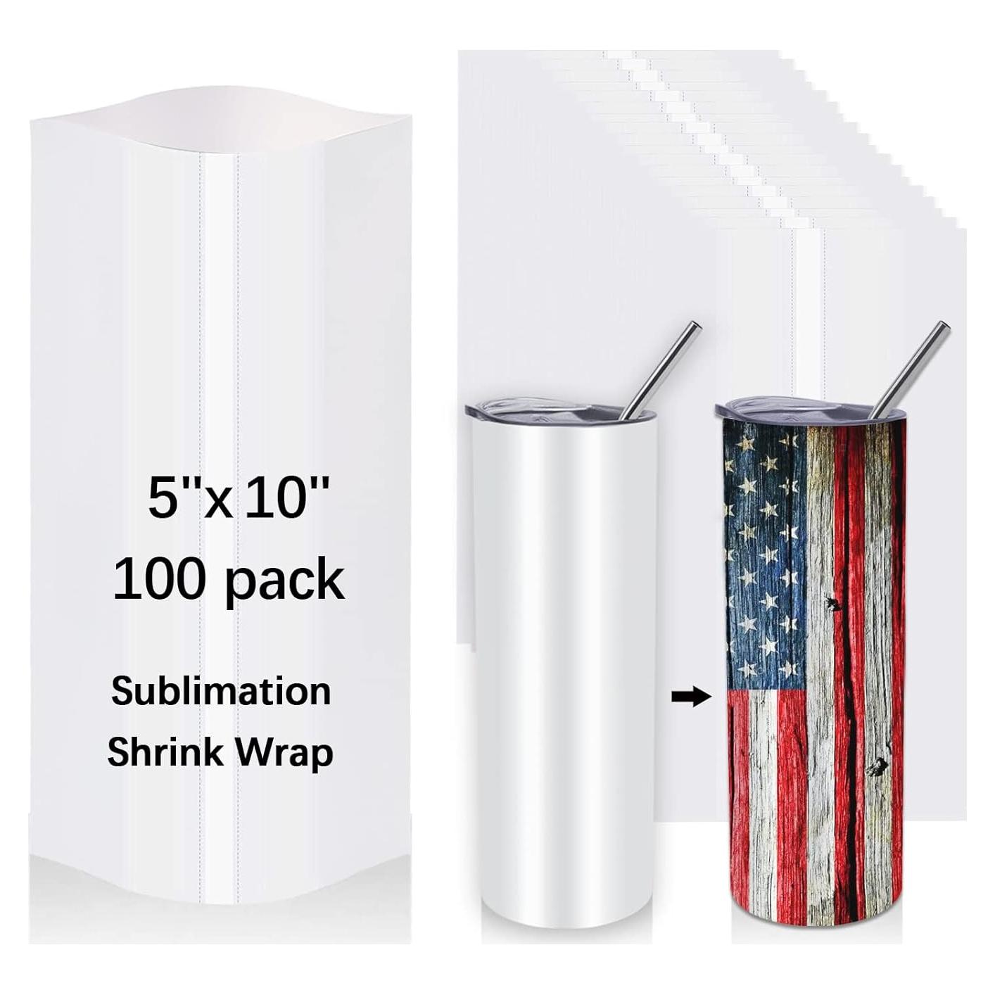 100 Fundas de Encofrado por Sublimación OKBA 12.6x25.8cm