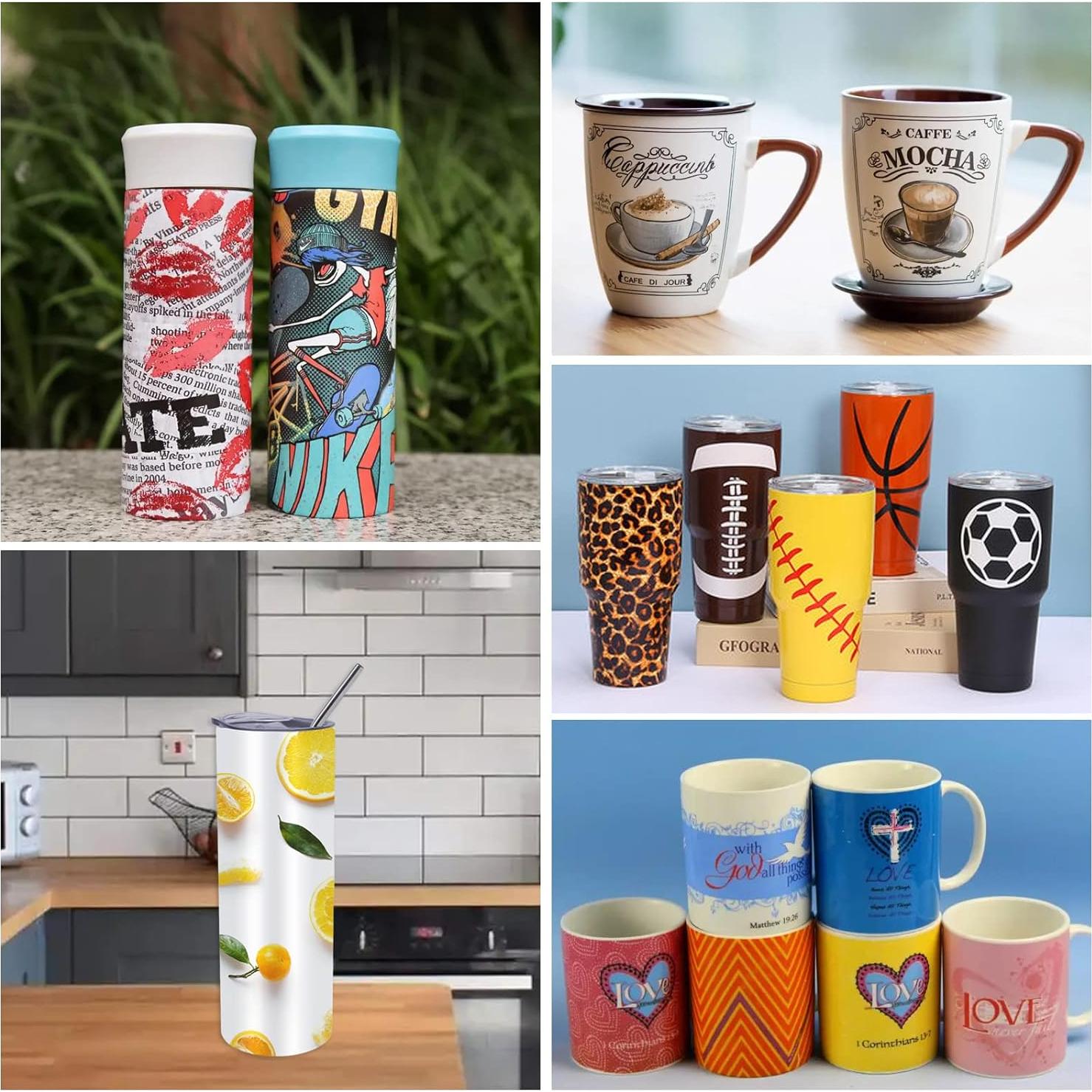 100 Fundas de Encofrado por Sublimación OKBA 12.6x25.8cm