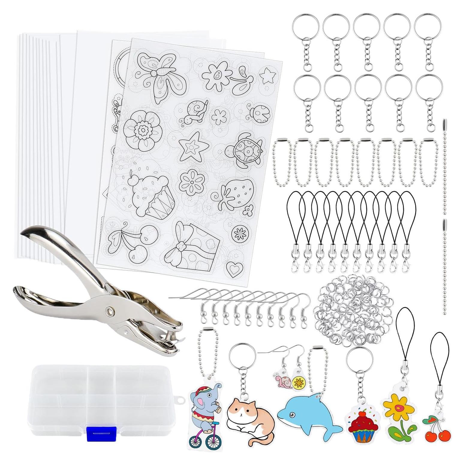 Kit de Hojas Encogibles Hysagtek 158 Pcs Manualidades Niños