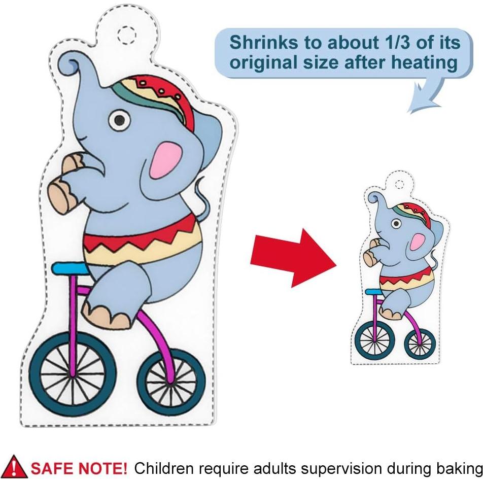 Kit de Hojas Encogibles Hysagtek 158 Pcs Manualidades Niños