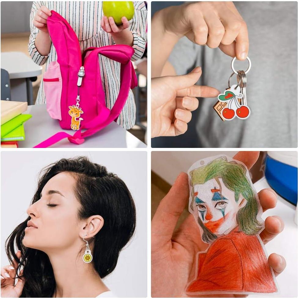 Kit de Hojas Encogibles Hysagtek 158 Pcs Manualidades Niños