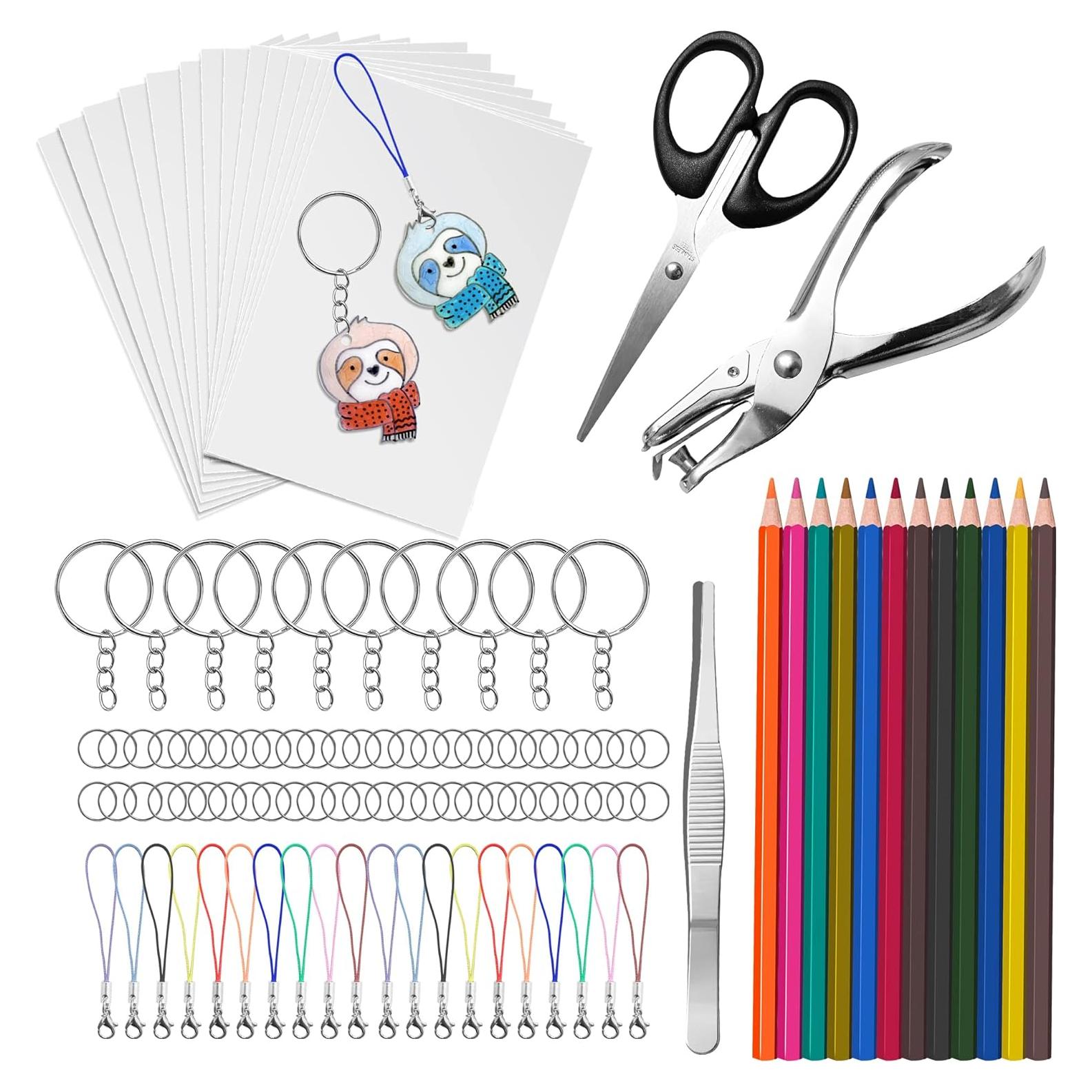 Kit de Plástico Retráctil Hewolly 165 Piezas para Manualidades