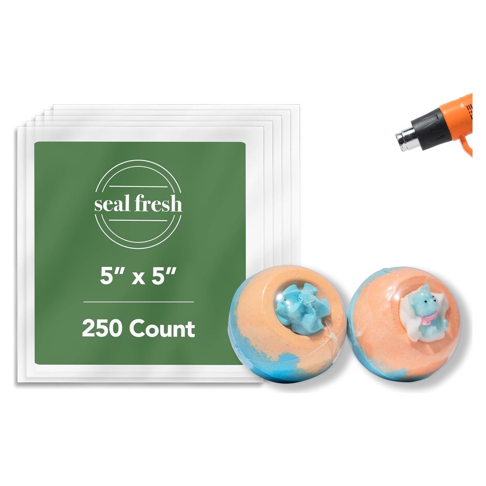 Bolsas de Envoltura Térmica PVC 5x5" - 250 Unidades