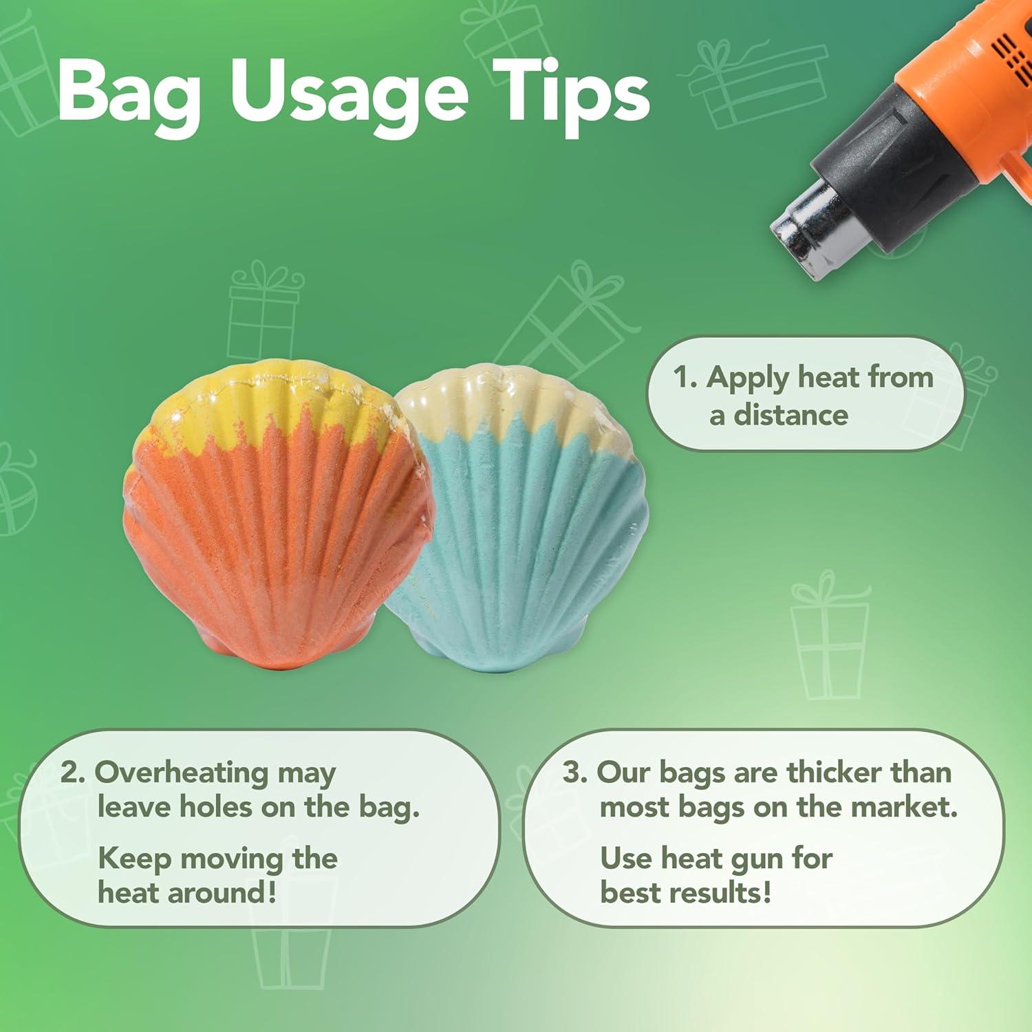 Bolsas de Envoltura Térmica PVC 5x5" - 250 Unidades