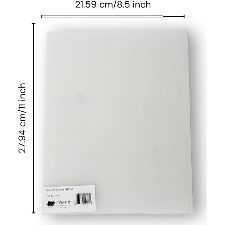 Película Retráctil Grafix Clara Mate 30 Hojas 27.94x21.59 cm