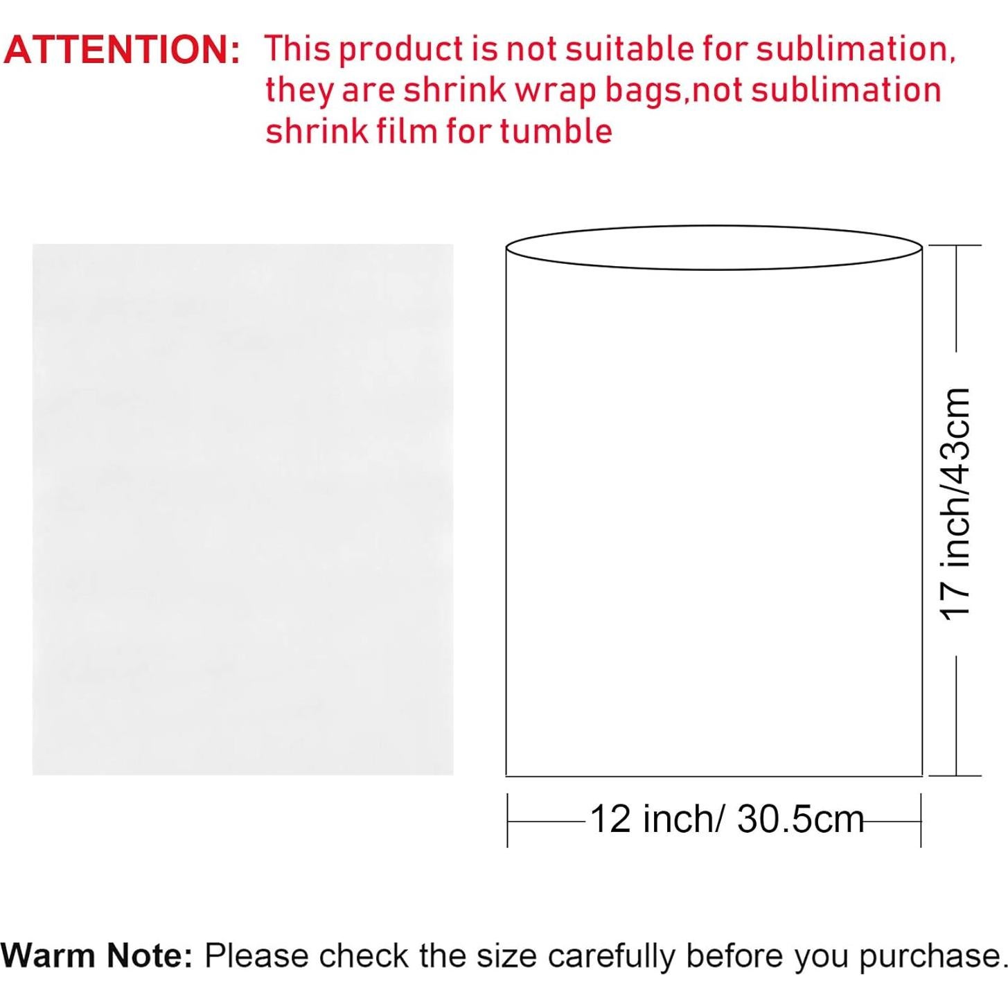 Bolsas de Envoltura Térmica PVC 100 Pcs 30.48x43.18 cm Morepack