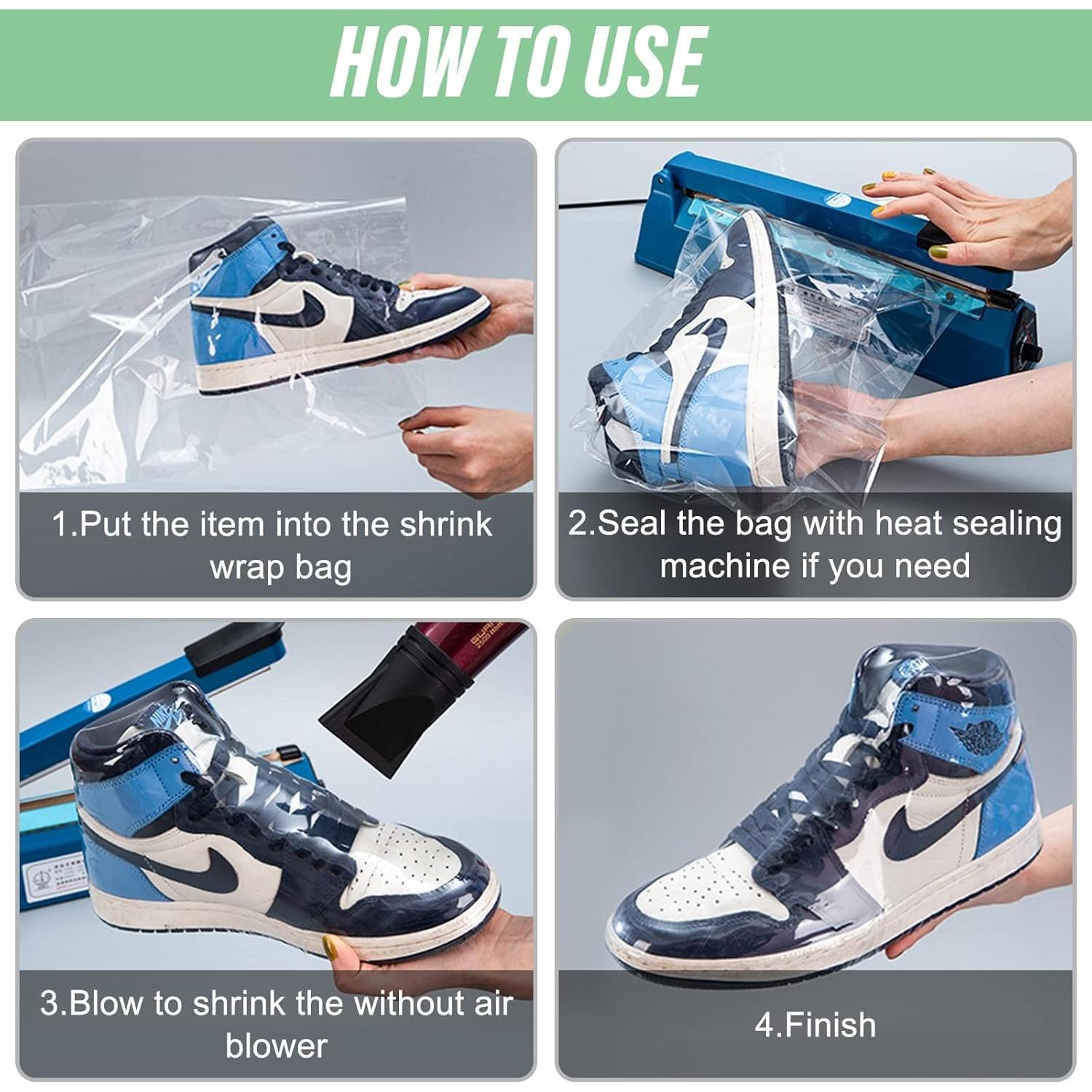 Bolsas Retráctiles de PVC AOUKAR 100 Pcs 25.4x35.6 cm