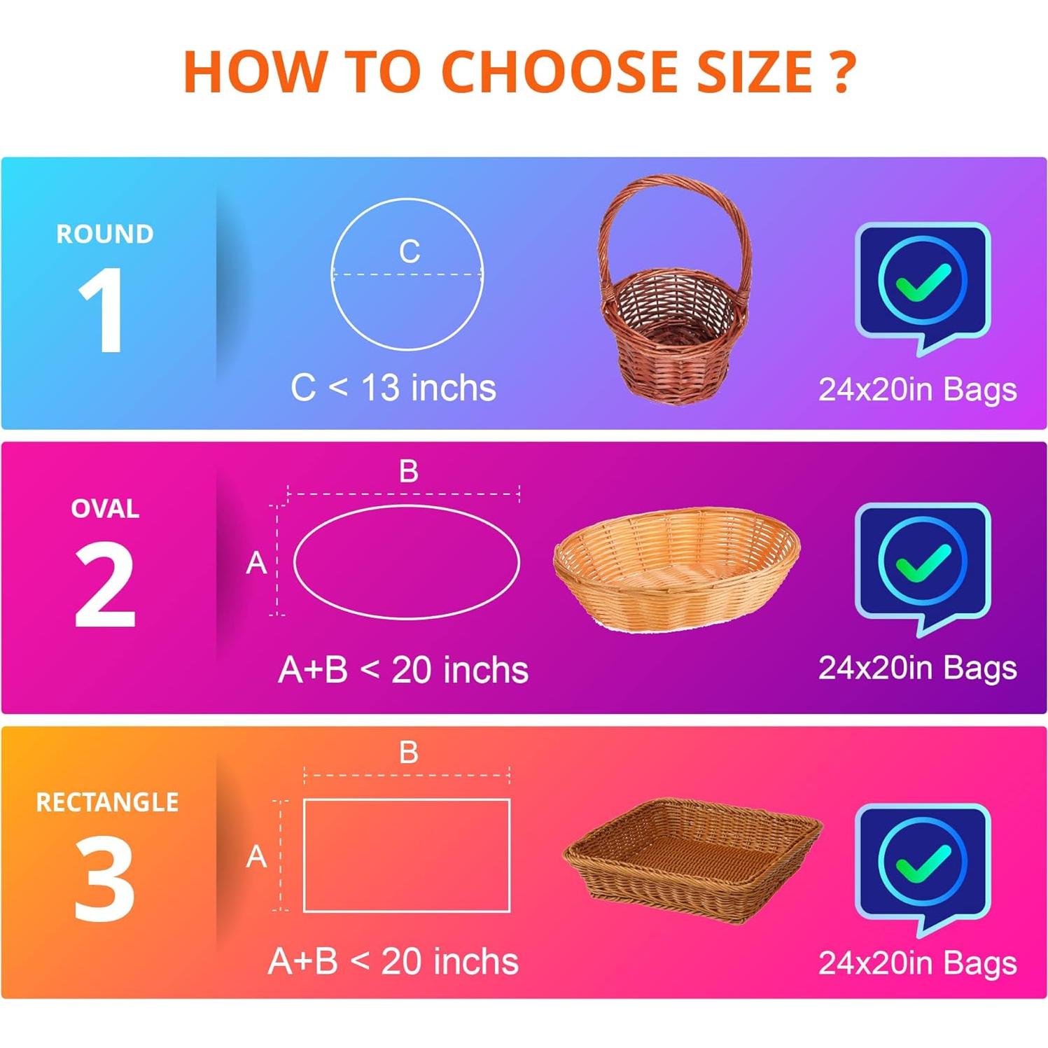 Bolsas de Envoltura Térmica CANWUPON 20x24 cm 12 Pcs PVC